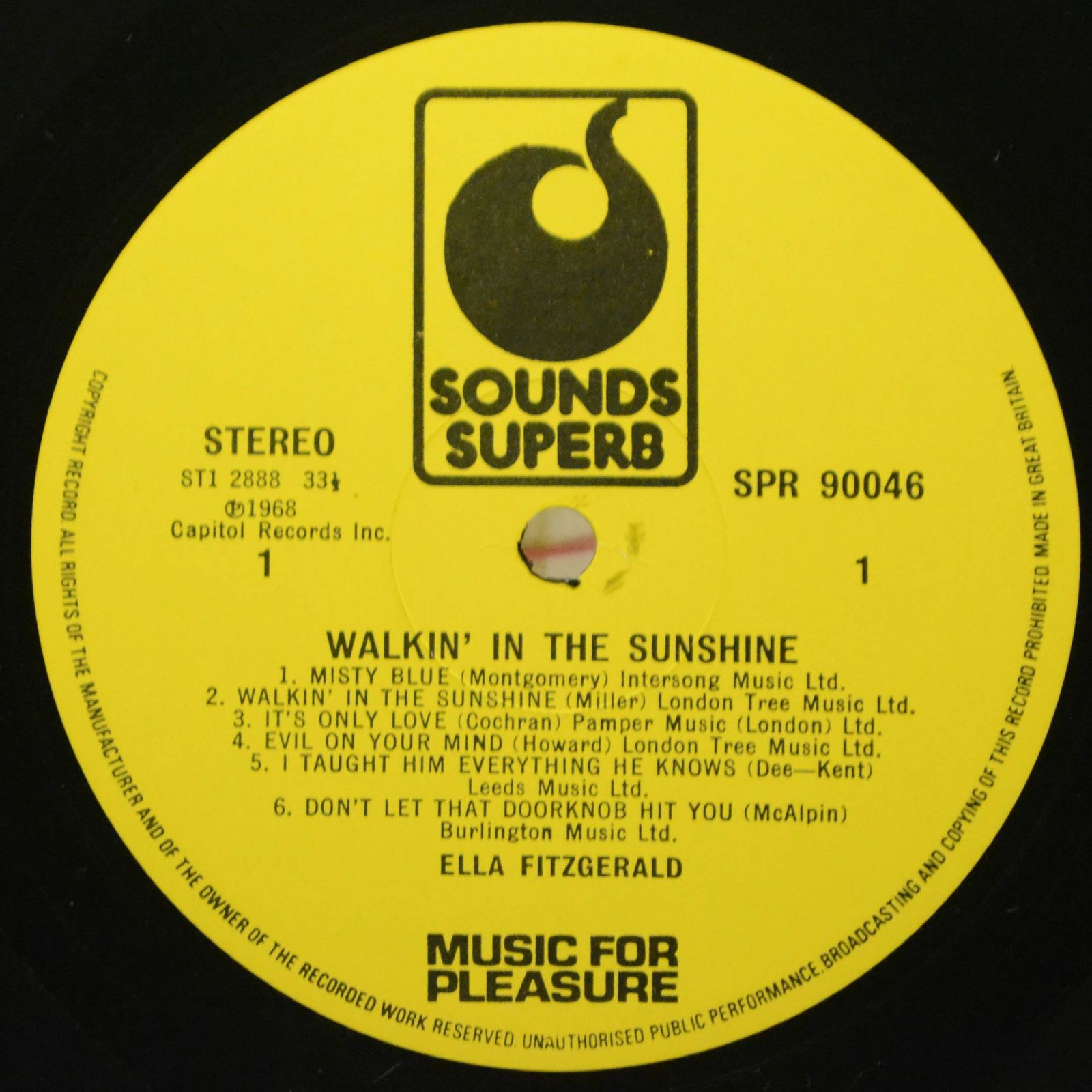 Ella Fitzgerald — Walkin' In The Sunshine, 1972