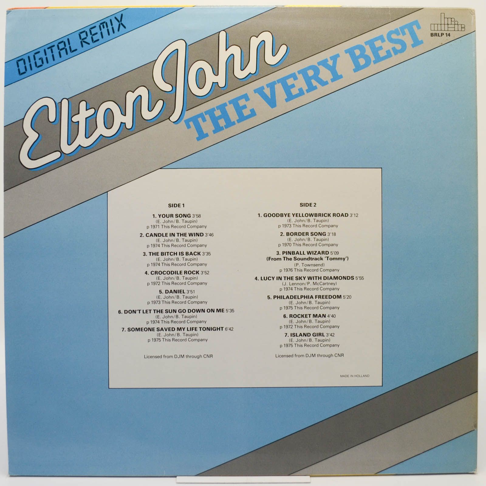 Elton John — The Very Best, 1984