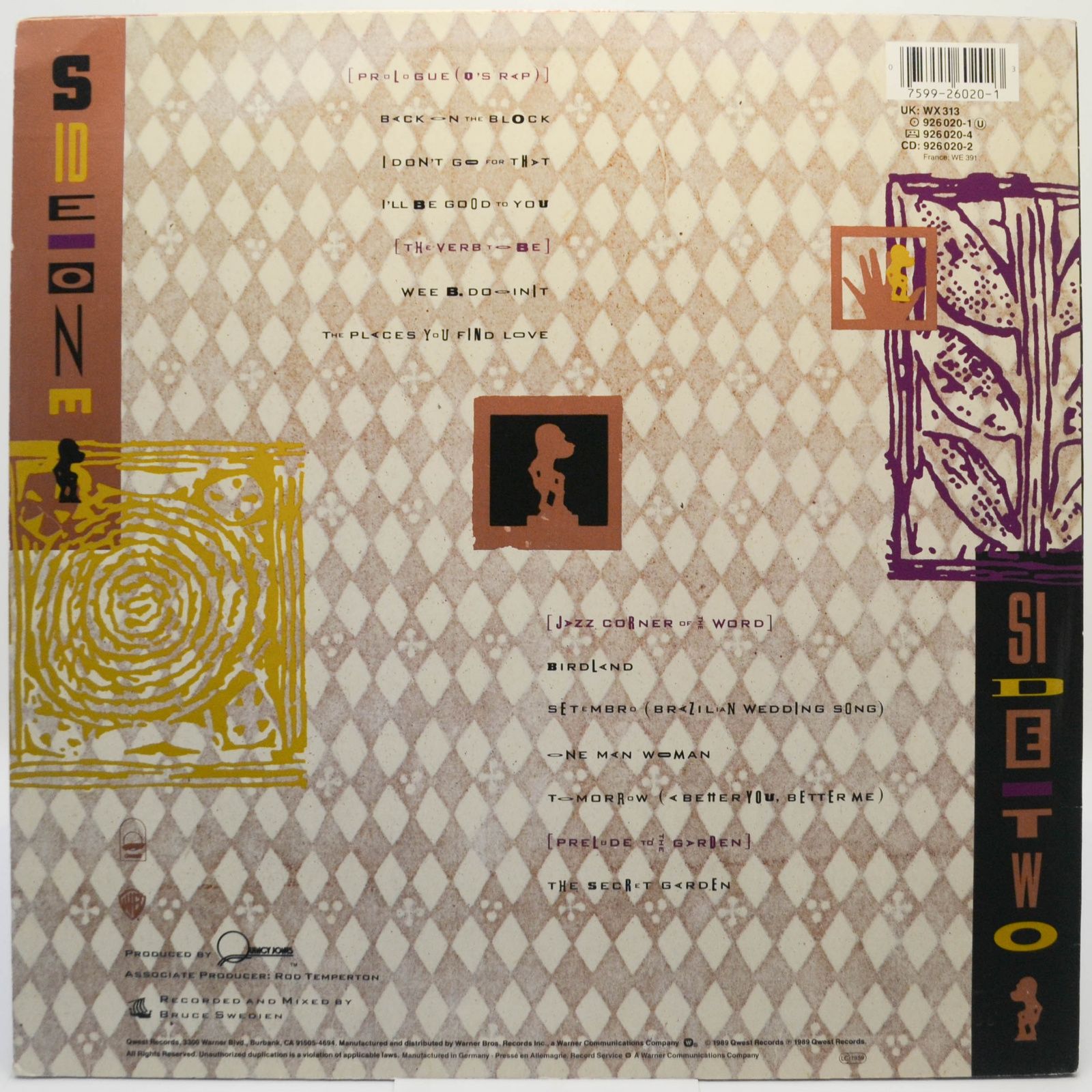 Quincy Jones — Back On The Block, 1989