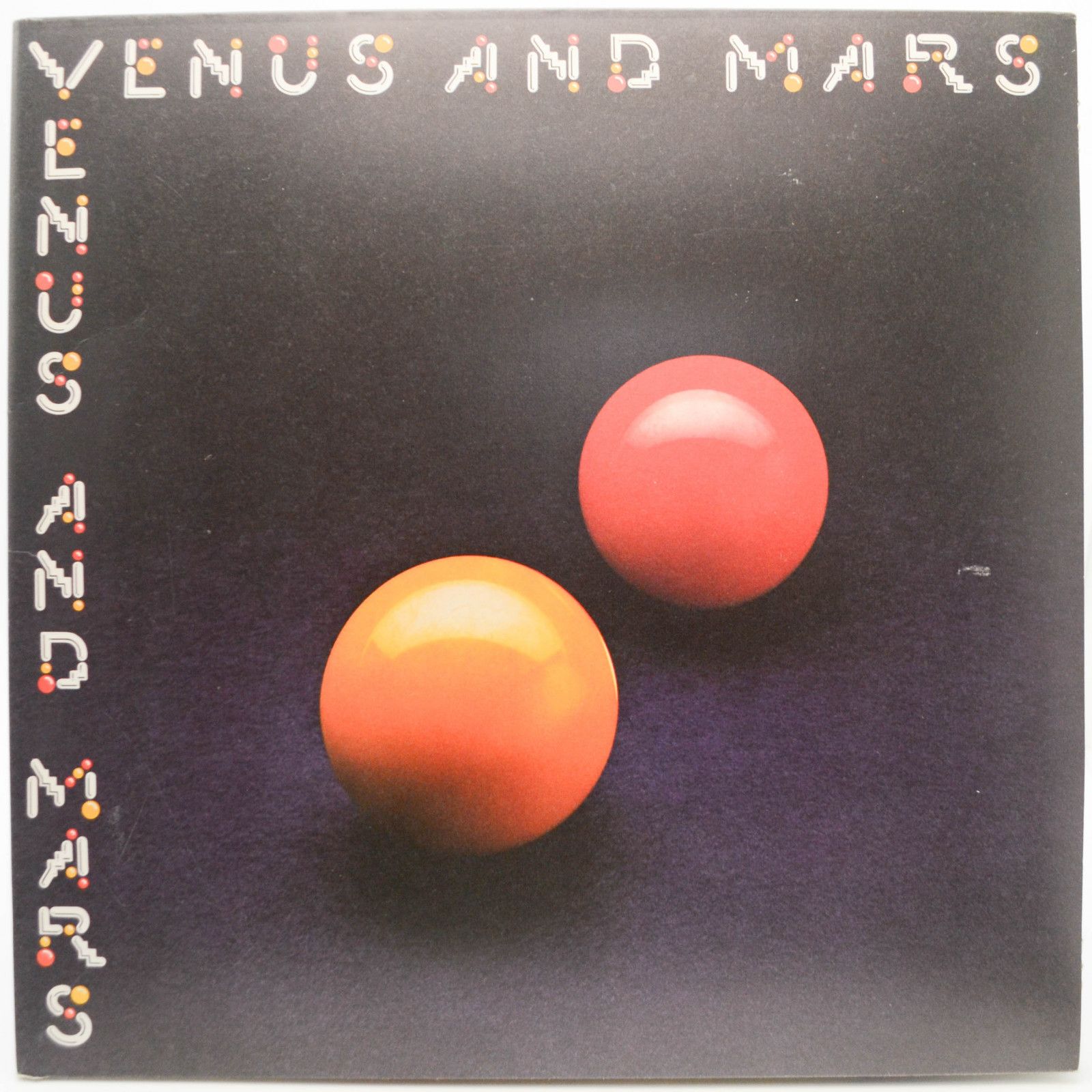 Wings — Venus And Mars (1-st, UK, 2 posters, 2 stickers), 1975