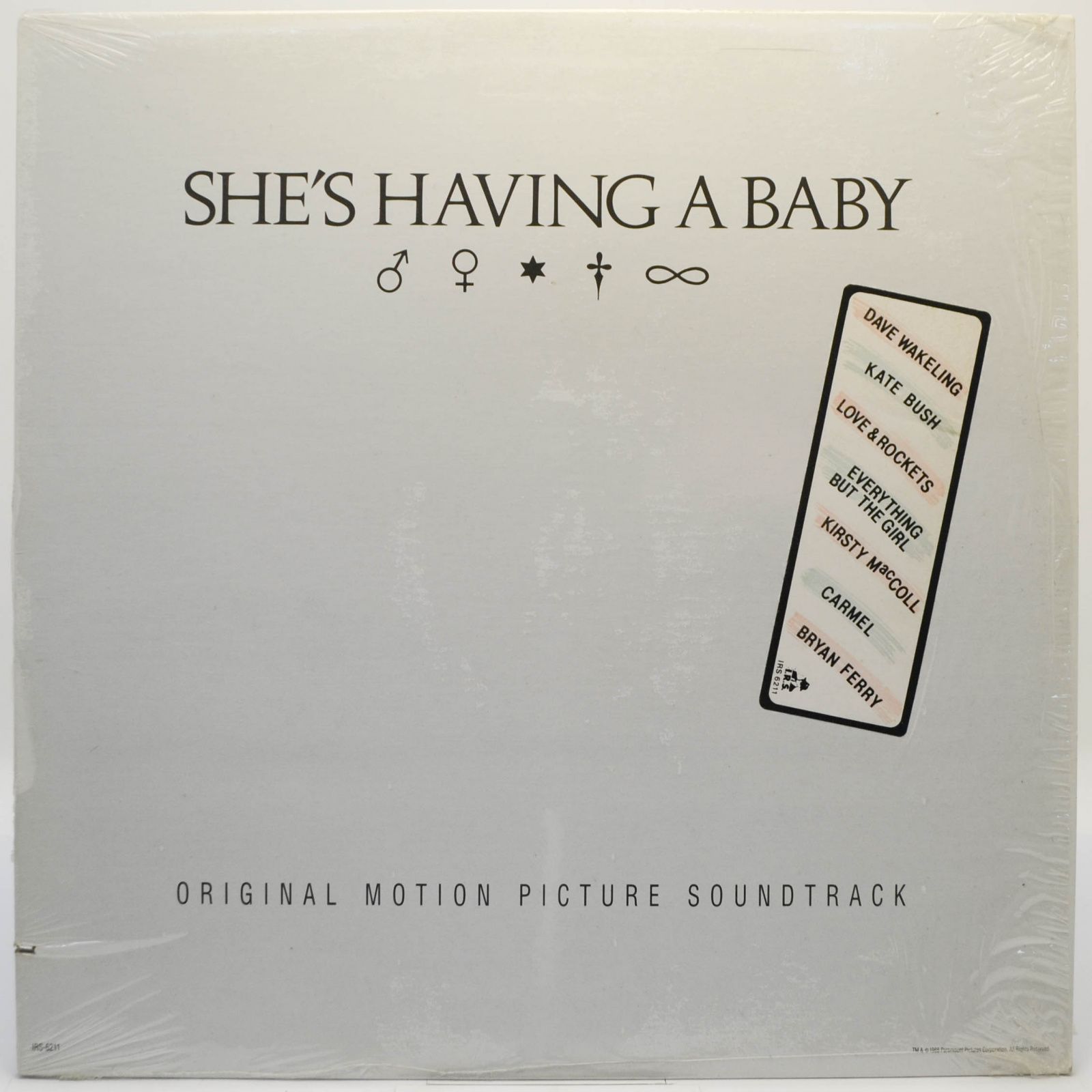 Various — She's Having A Baby (Original Motion Picture Soundtrack), 1988