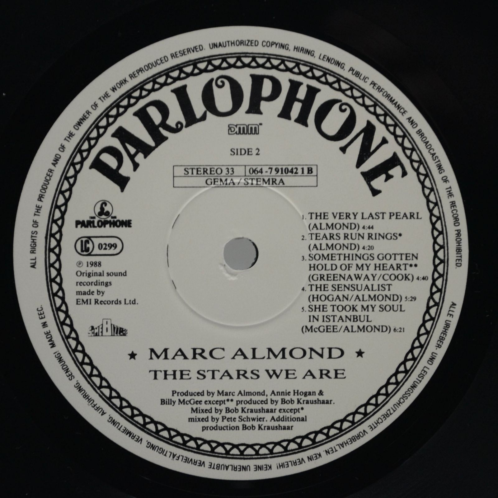 Marc Almond — The Stars We Are, 1988