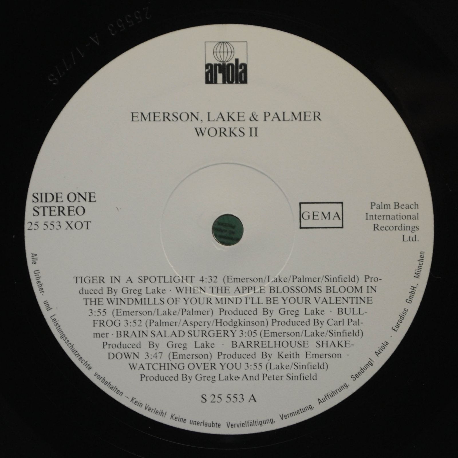 Emerson Lake & Palmer — Works Volume 2, 1977