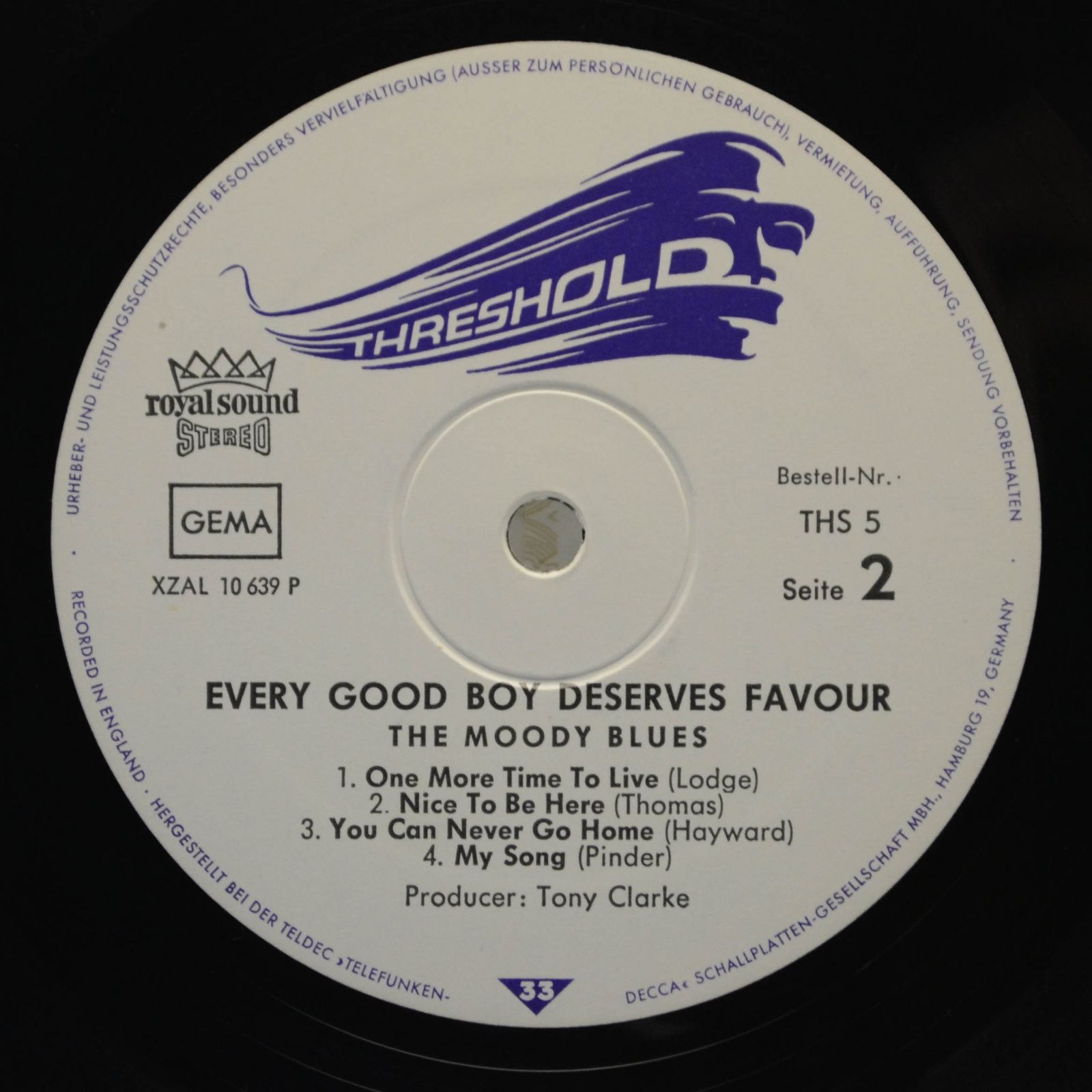 Moody Blues — Every Good Boy Deserves Favour, 1971