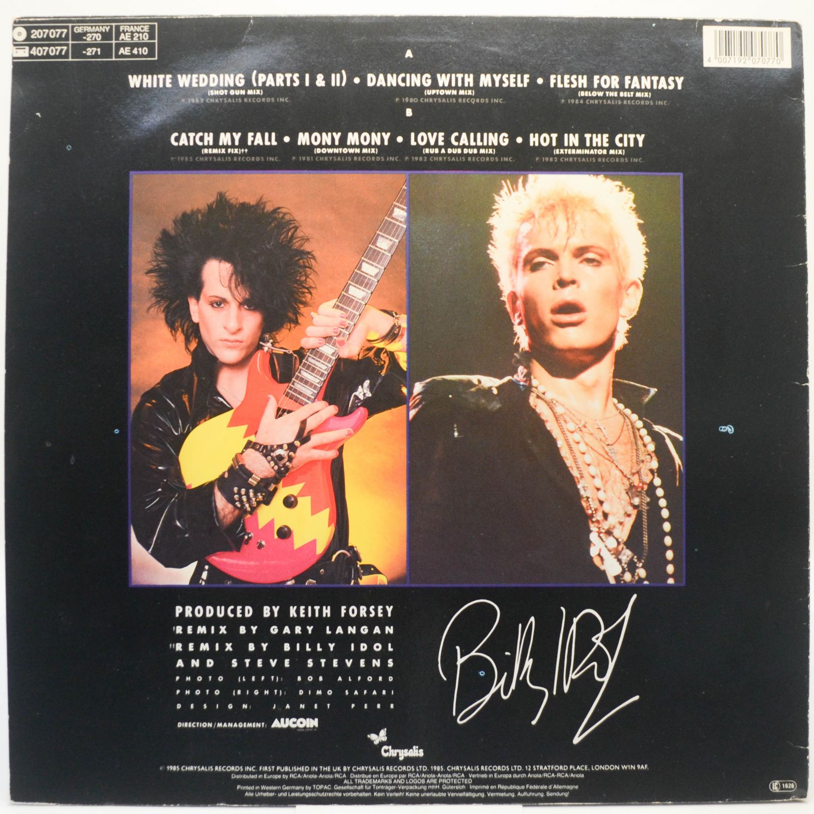 Billy Idol — Vital Idol, 1985