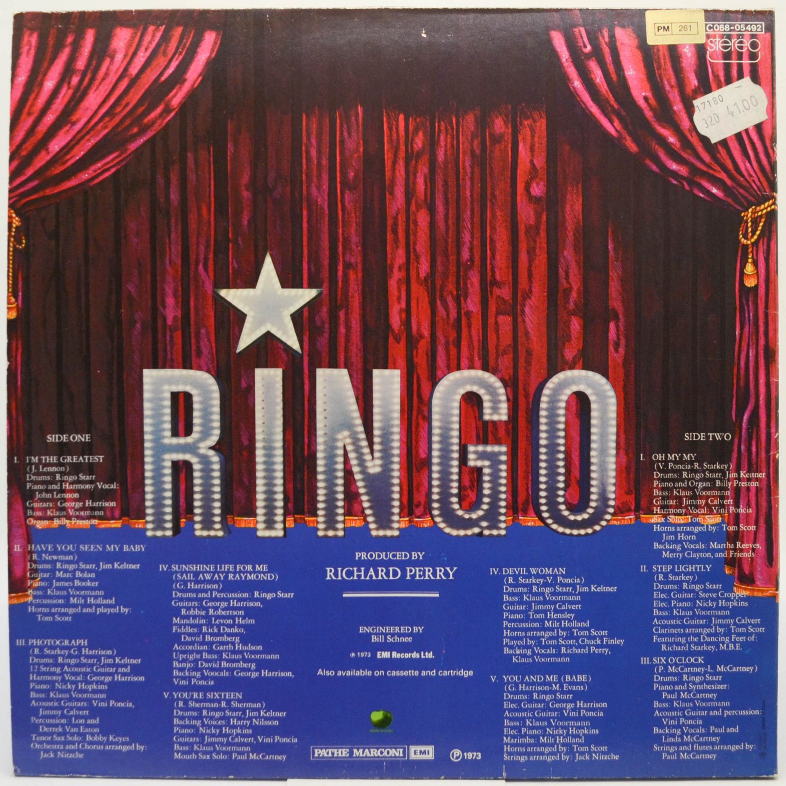 Ringo Starr — Ringo, 1973