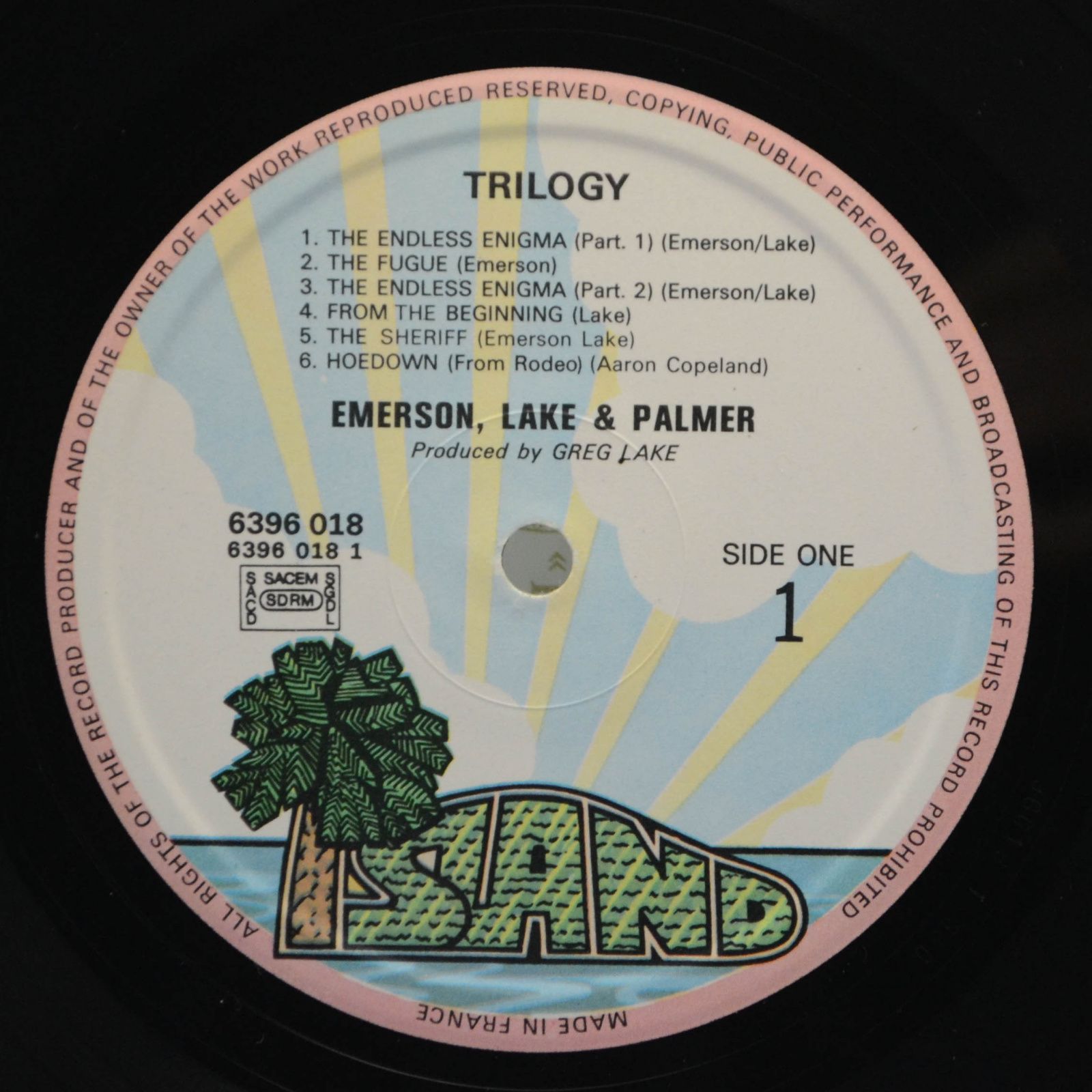 Emerson, Lake & Palmer — Trilogy, 1972