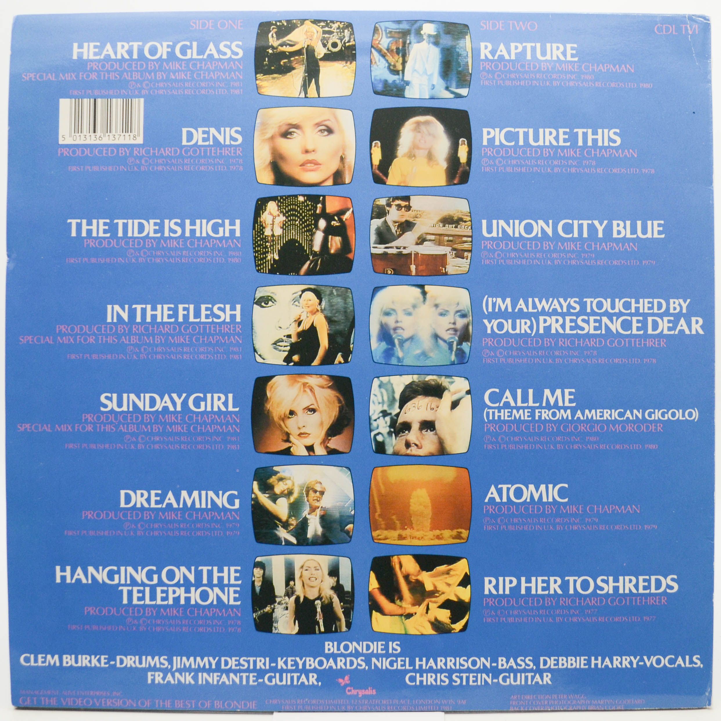 Blondie — The Best Of Blondie (UK), 1981