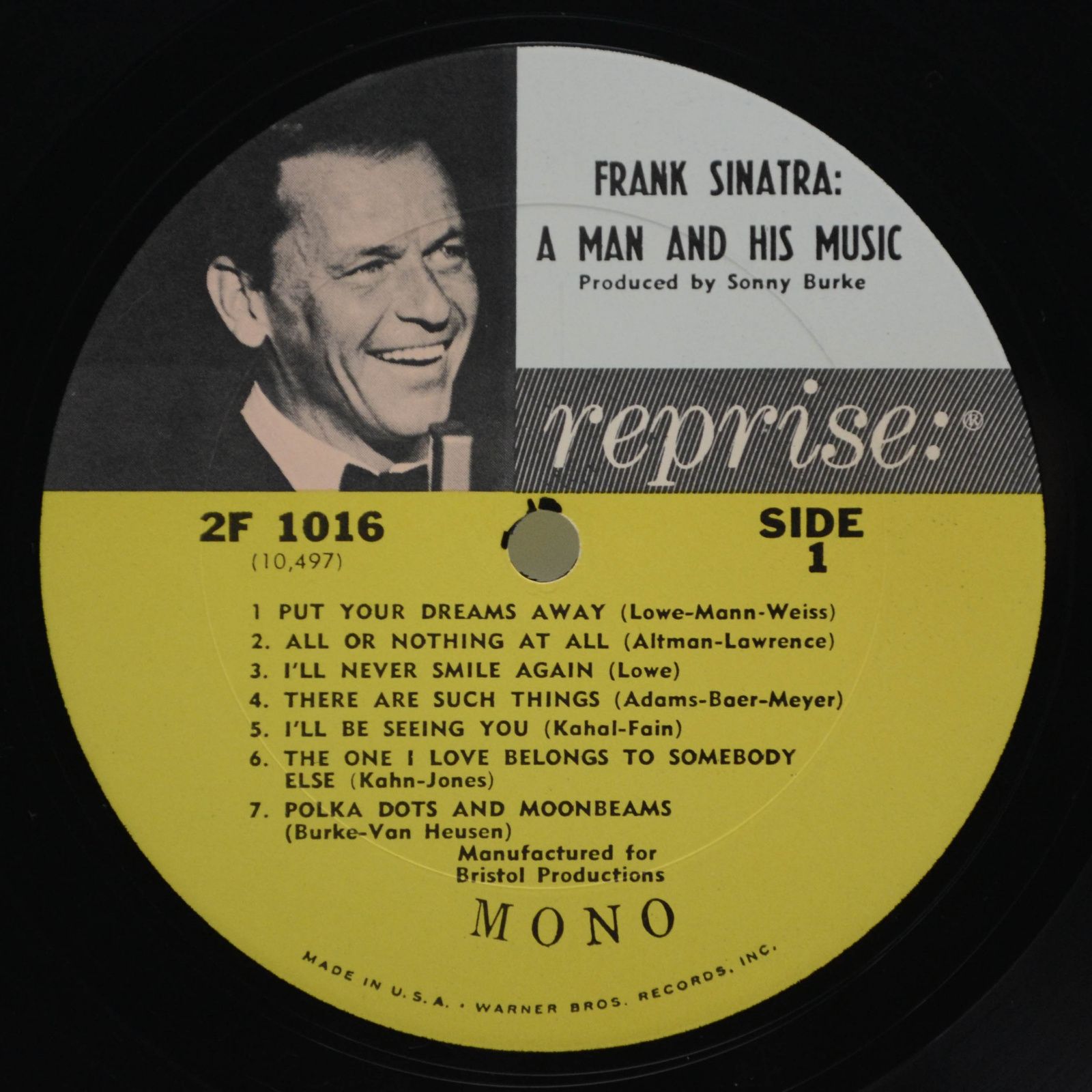 Frank Sinatra — A Man And His Music (2LP, 1-st, USA), 1965