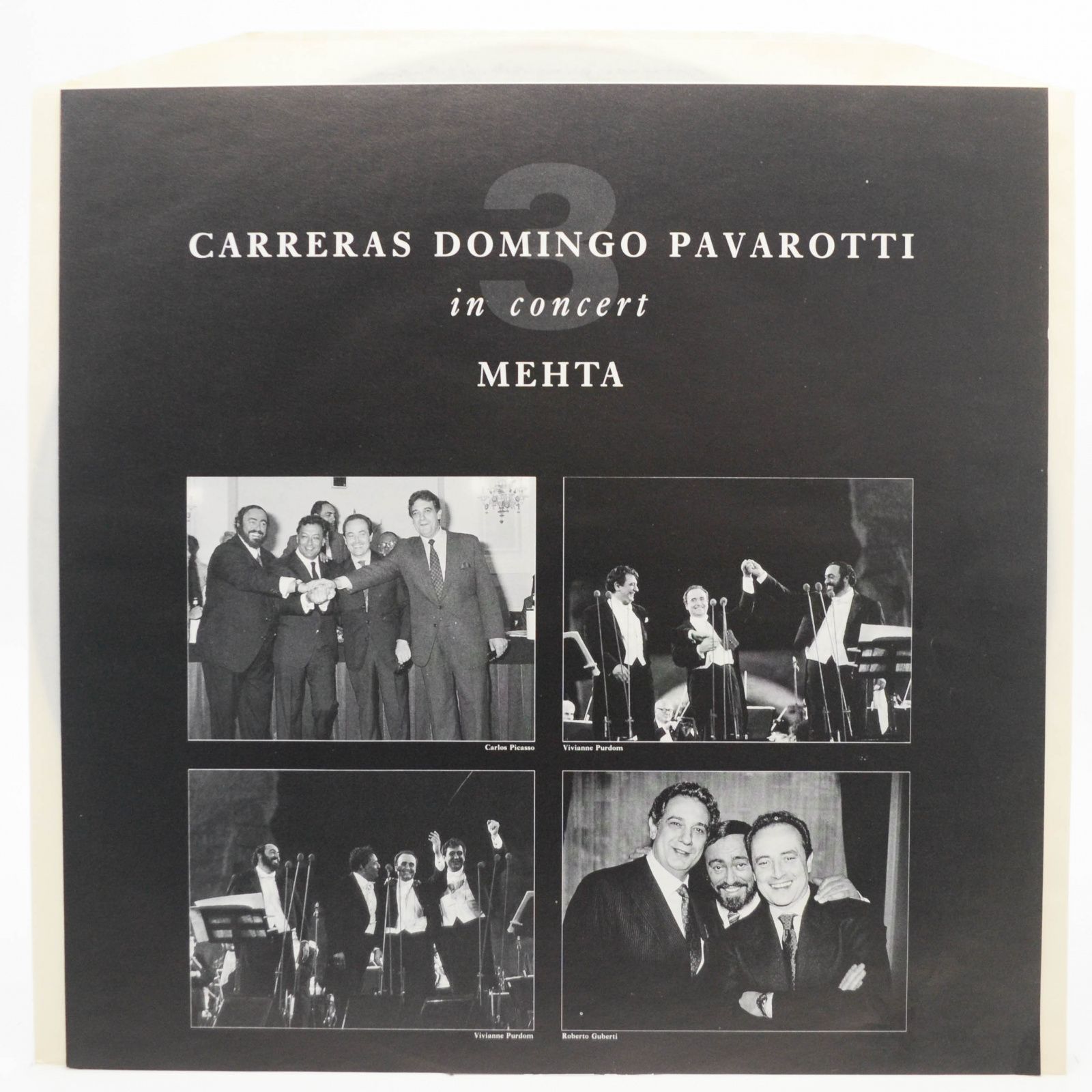 Carreras, Domingo, Pavarotti, Mehta — In Concert (booklet), 1990