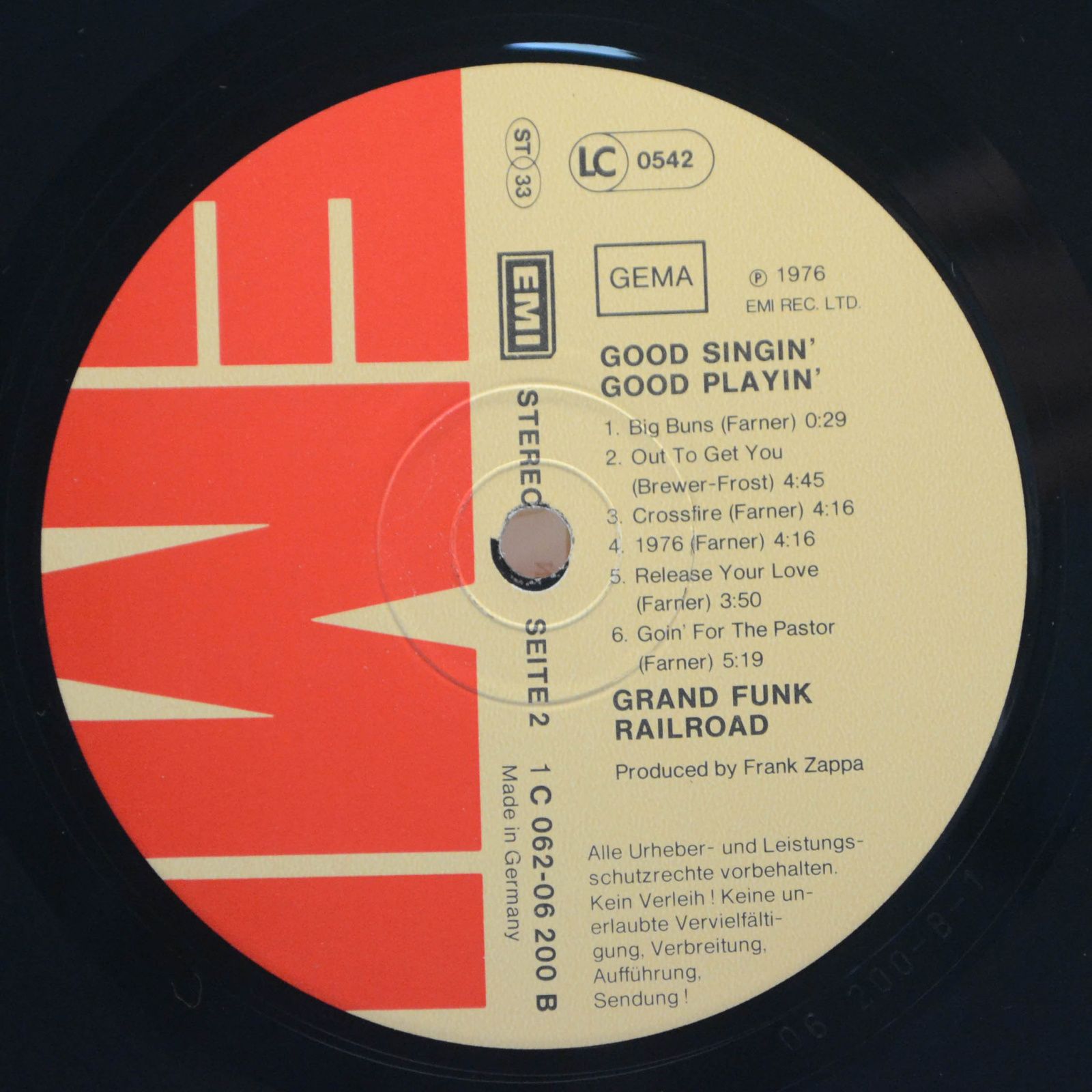Grand Funk Railroad — Good Singin' Good Playin', 1976