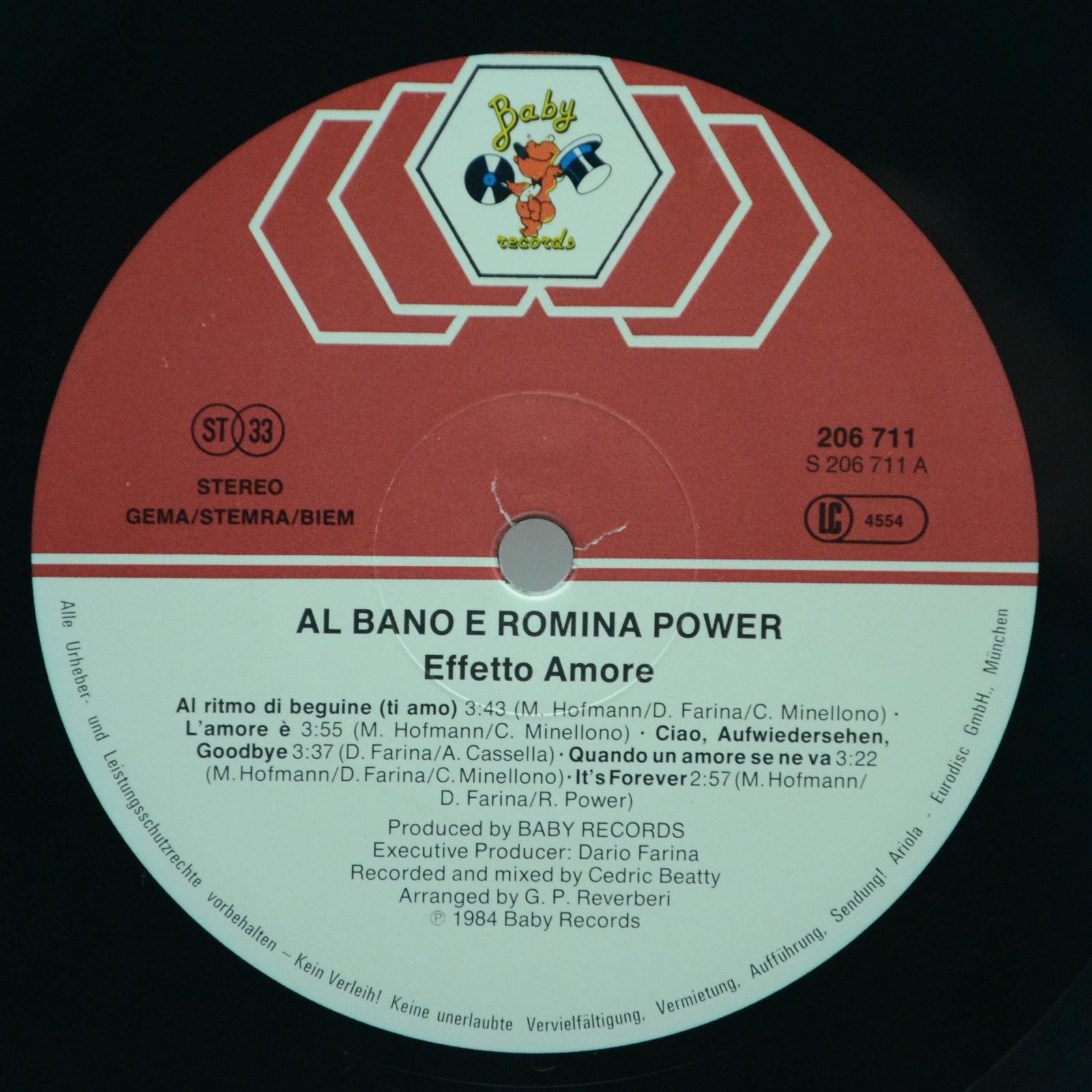 Al Bano & Romina Power — Effetto Amore, 1984
