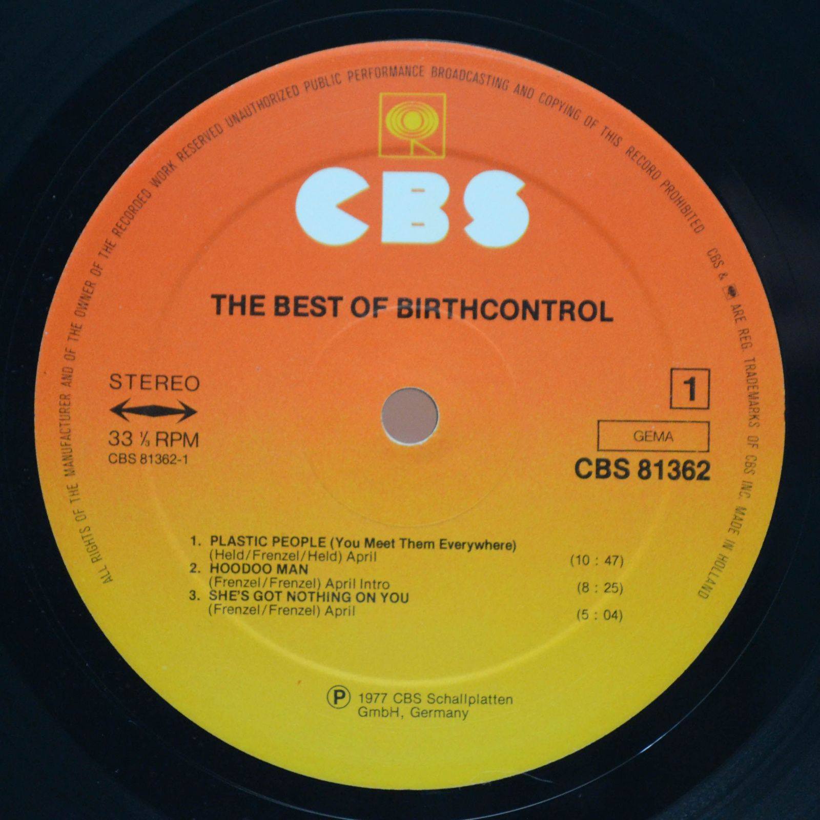 Birth Control — The Best Of Birth Control, 1977