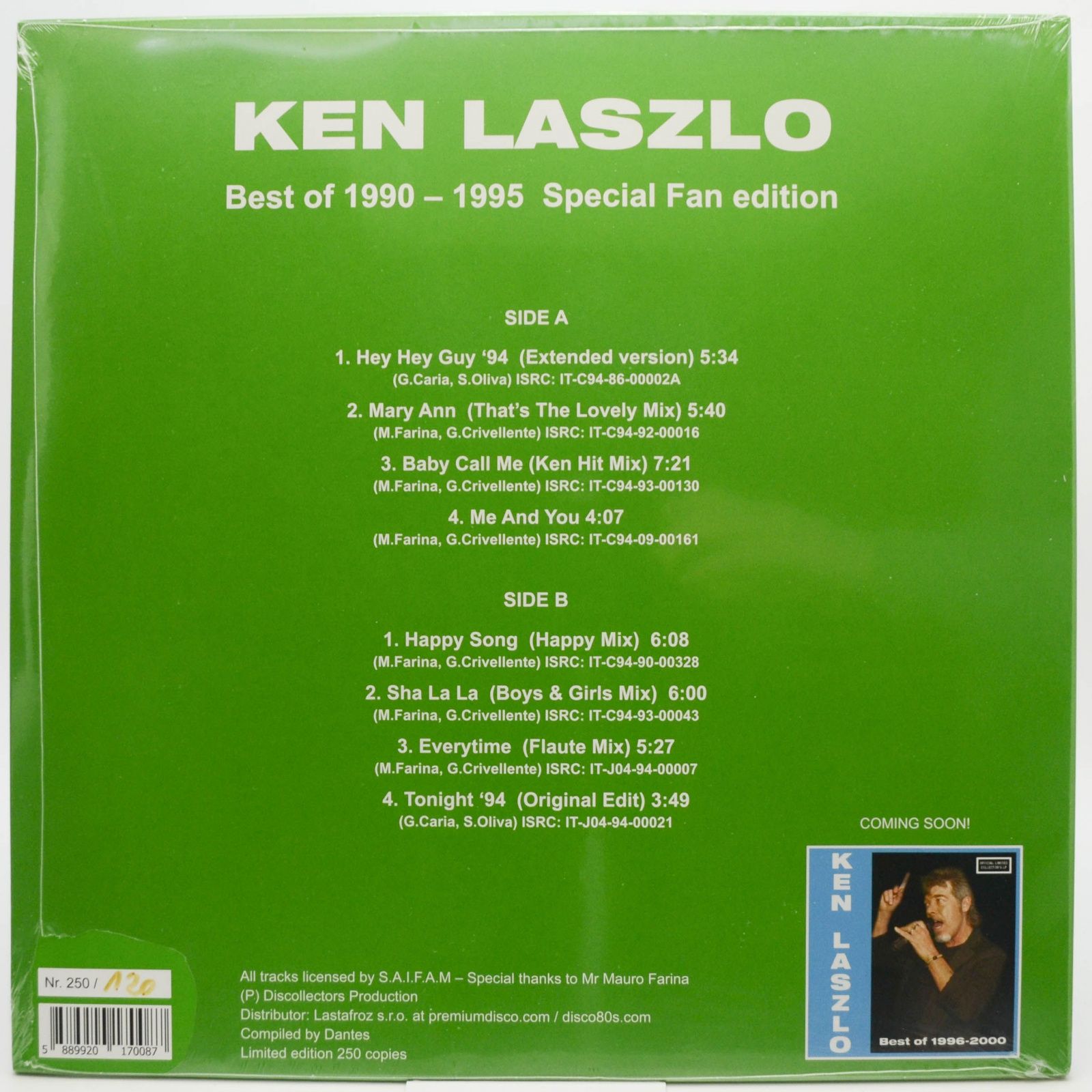 Ken Laszlo — Best Of 1990-1995, 2019