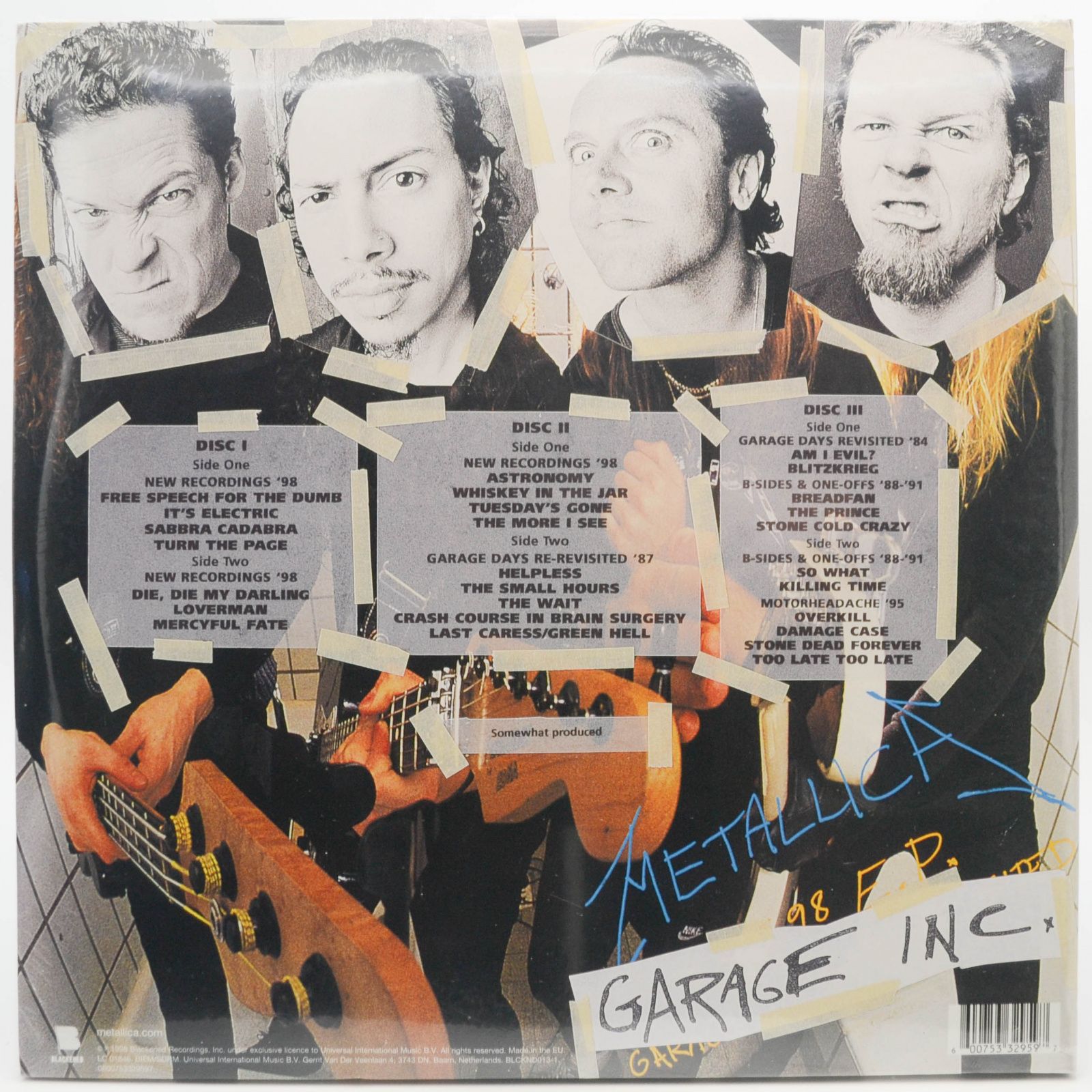 Metallica — Garage Inc. (3LP), 1998