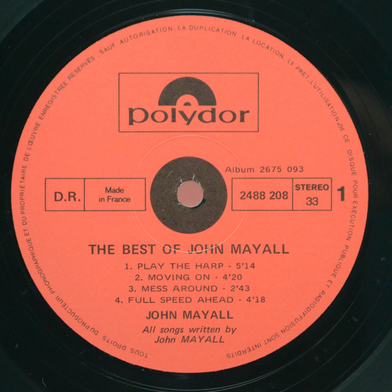 John Mayall — The Best Of John Mayall (2LP), 1973