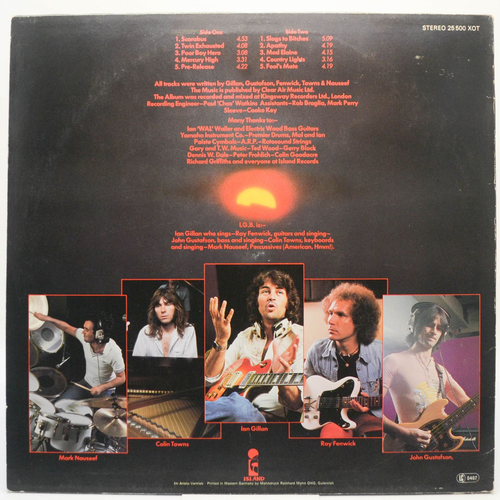 Ian Gillan Band — Scarabus, 1977