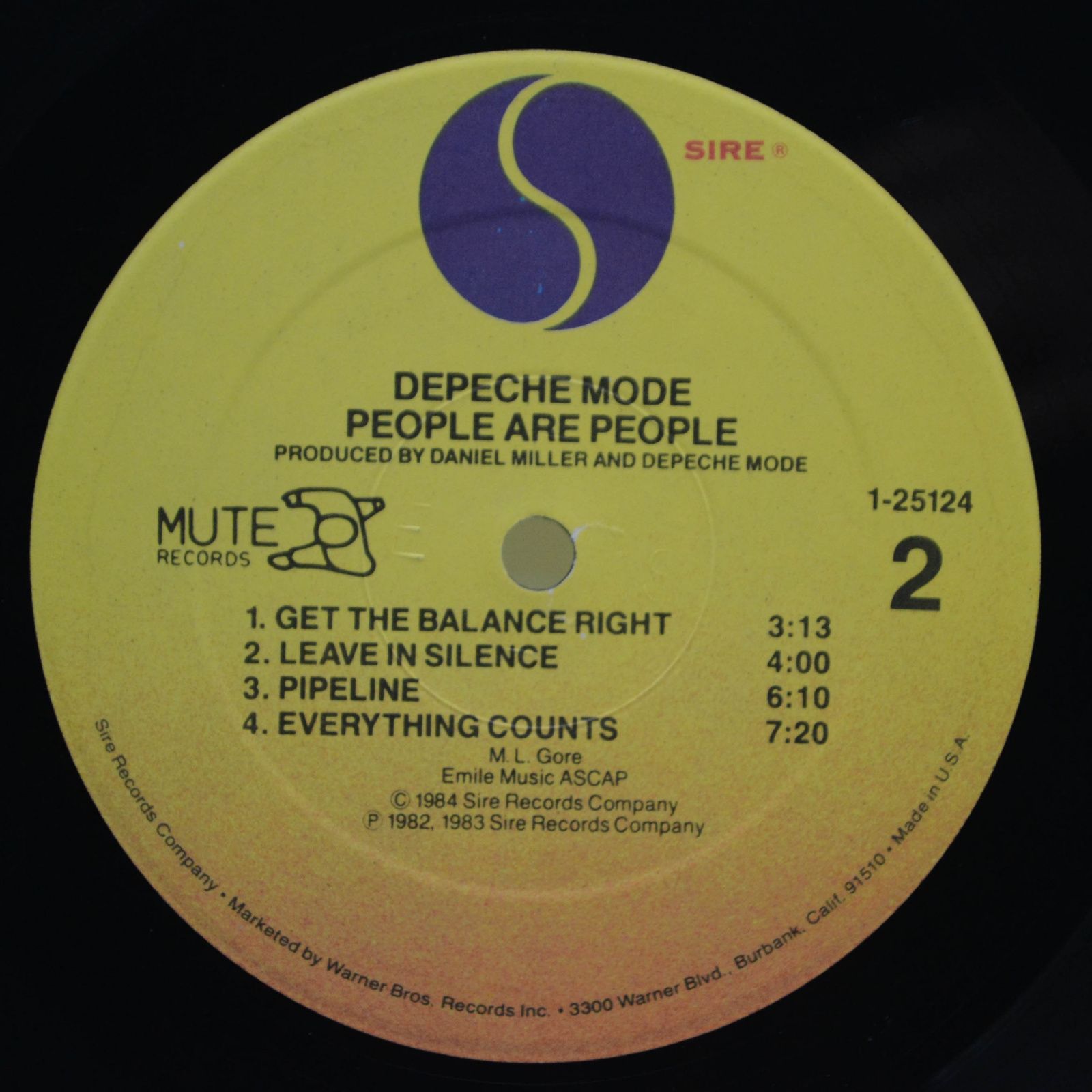 Depeche Mode — People Are People (USA), 1984