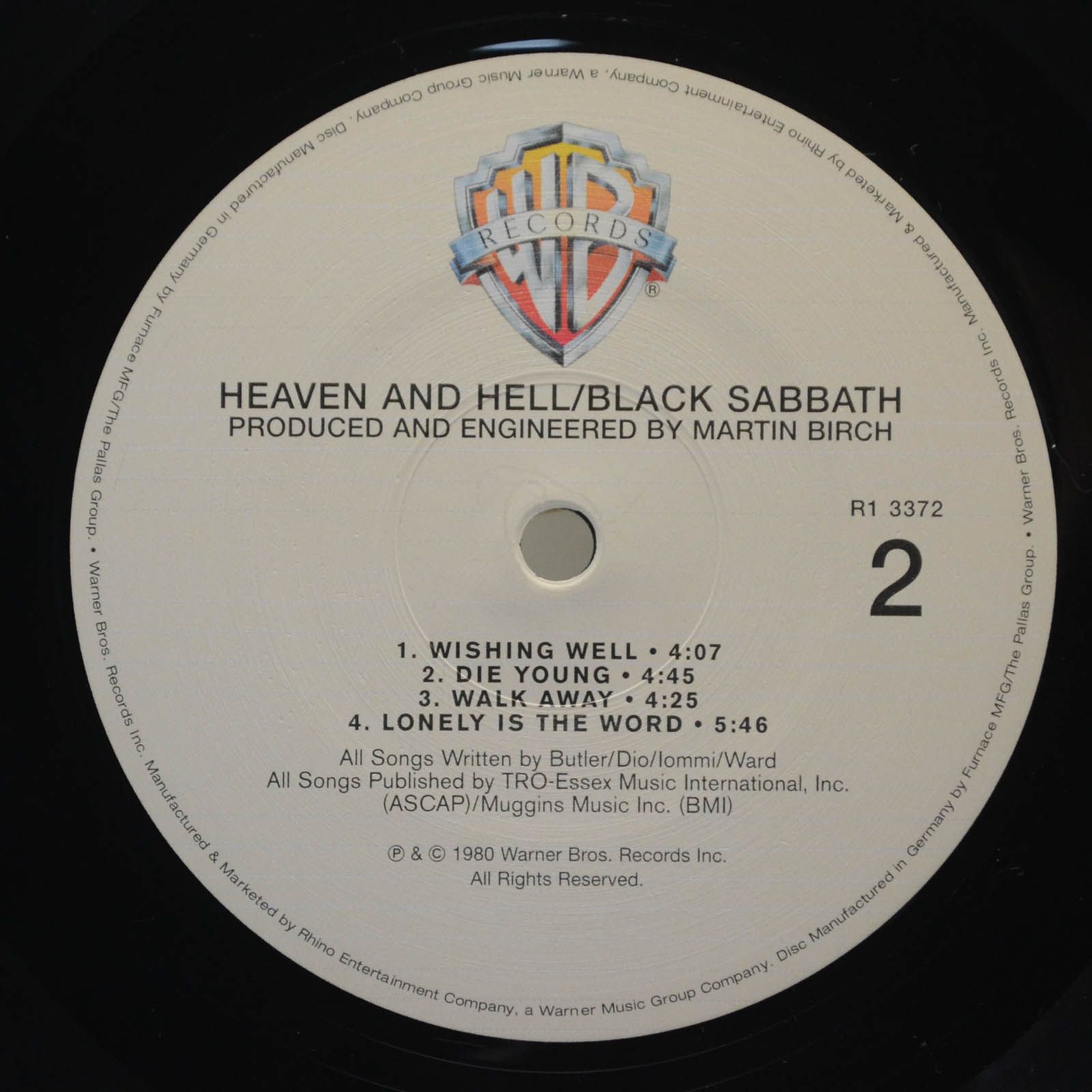 Black Sabbath — Heaven And Hell (USA), 1980