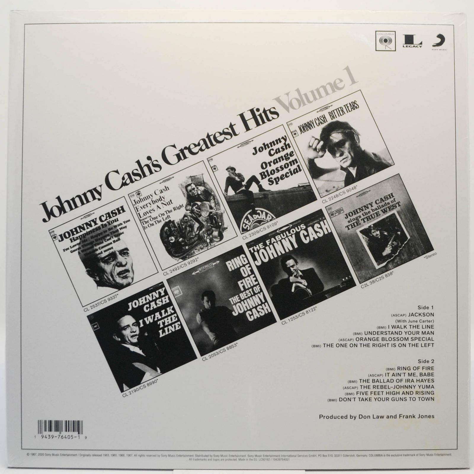 Johnny Cash — Greatest Hits Volume 1, 2020