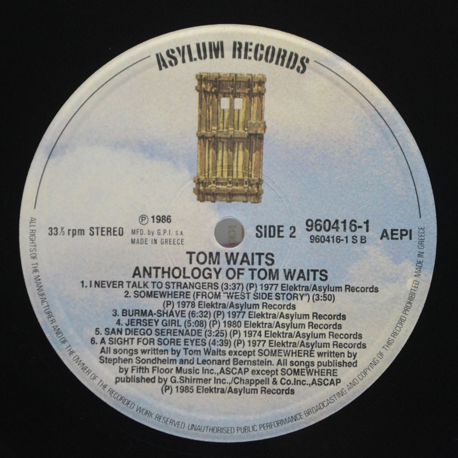 Tom Waits — Anthology Of Tom Waits, 1985