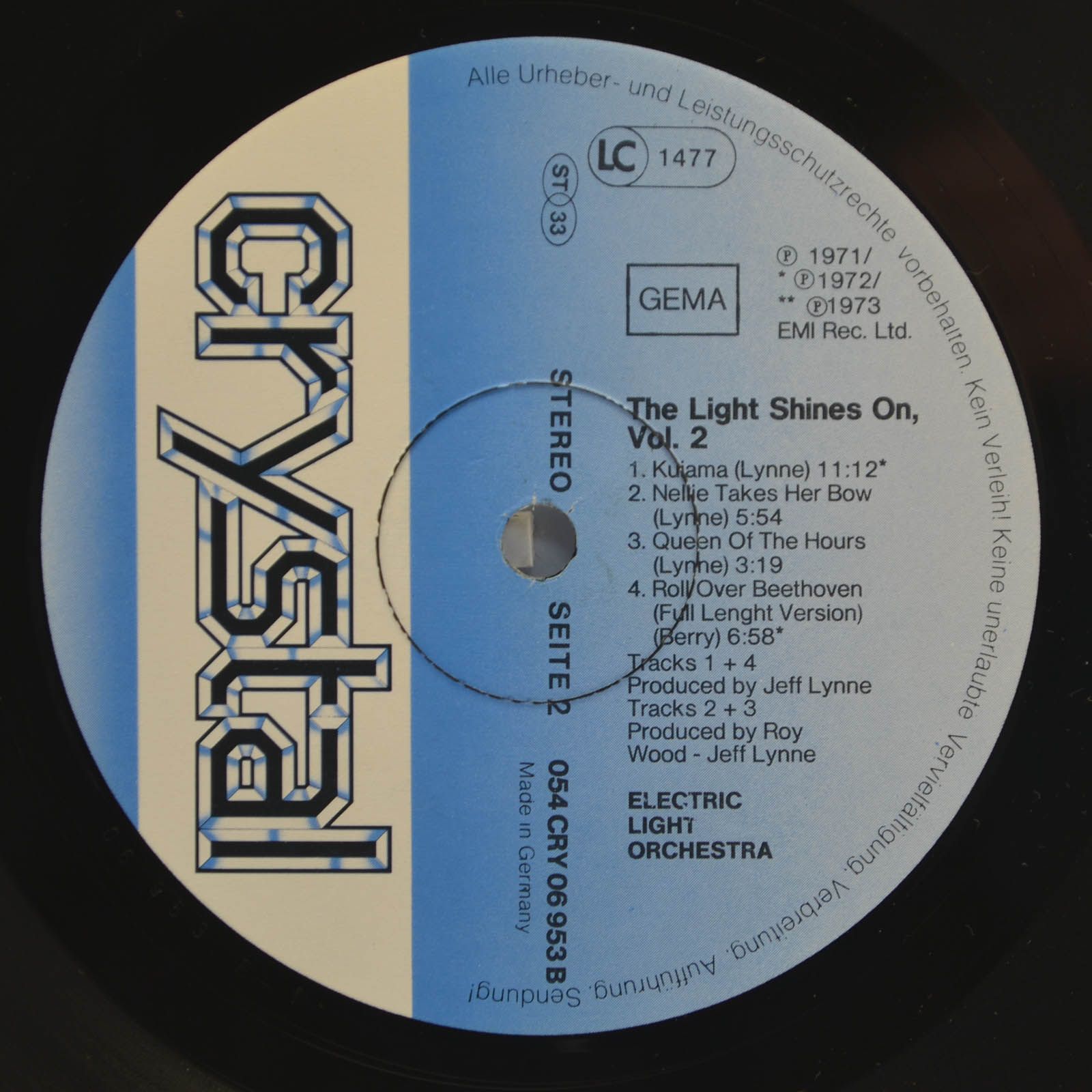 Electric Light Orchestra — The Light Shines On Vol 2, 1979