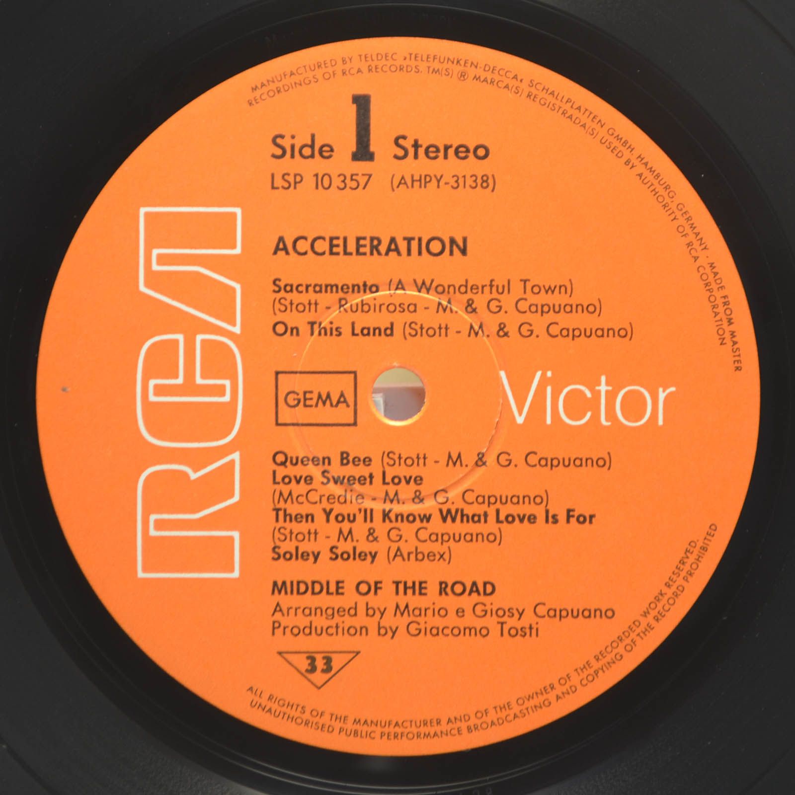 Middle Of The Road — Acceleration, 1971