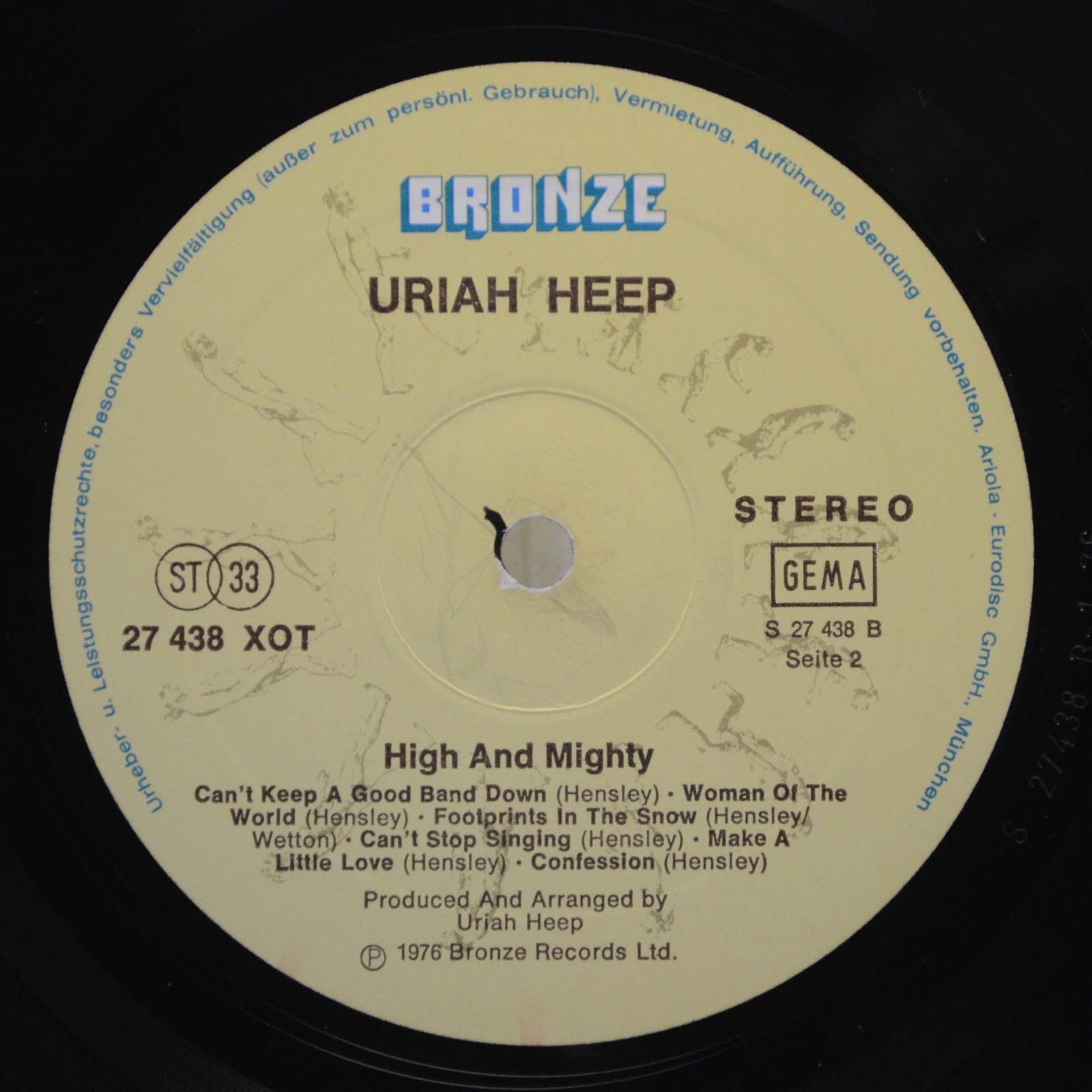 Uriah Heep — High And Mighty, 1976