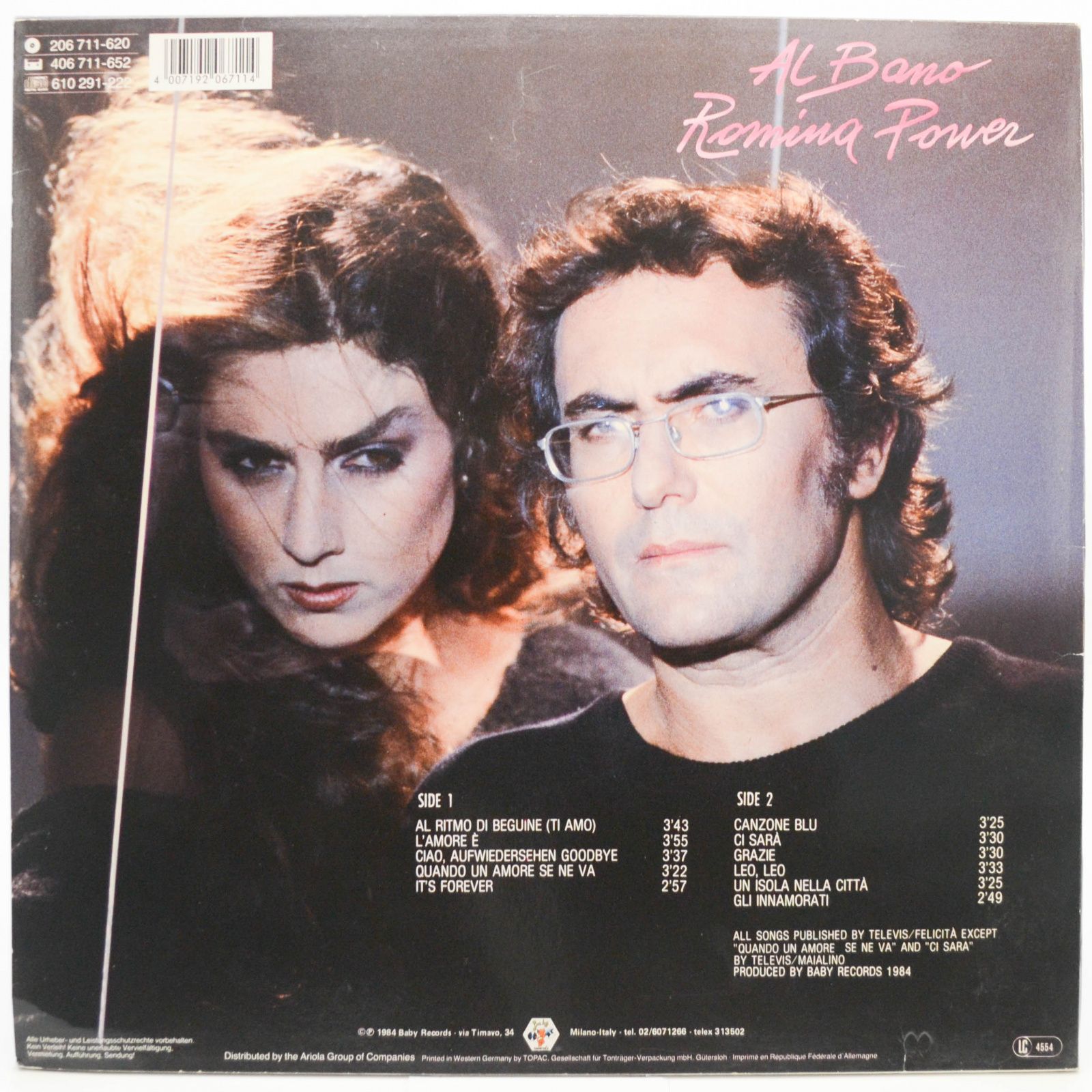 Al Bano & Romina Power — Effetto Amore, 1984