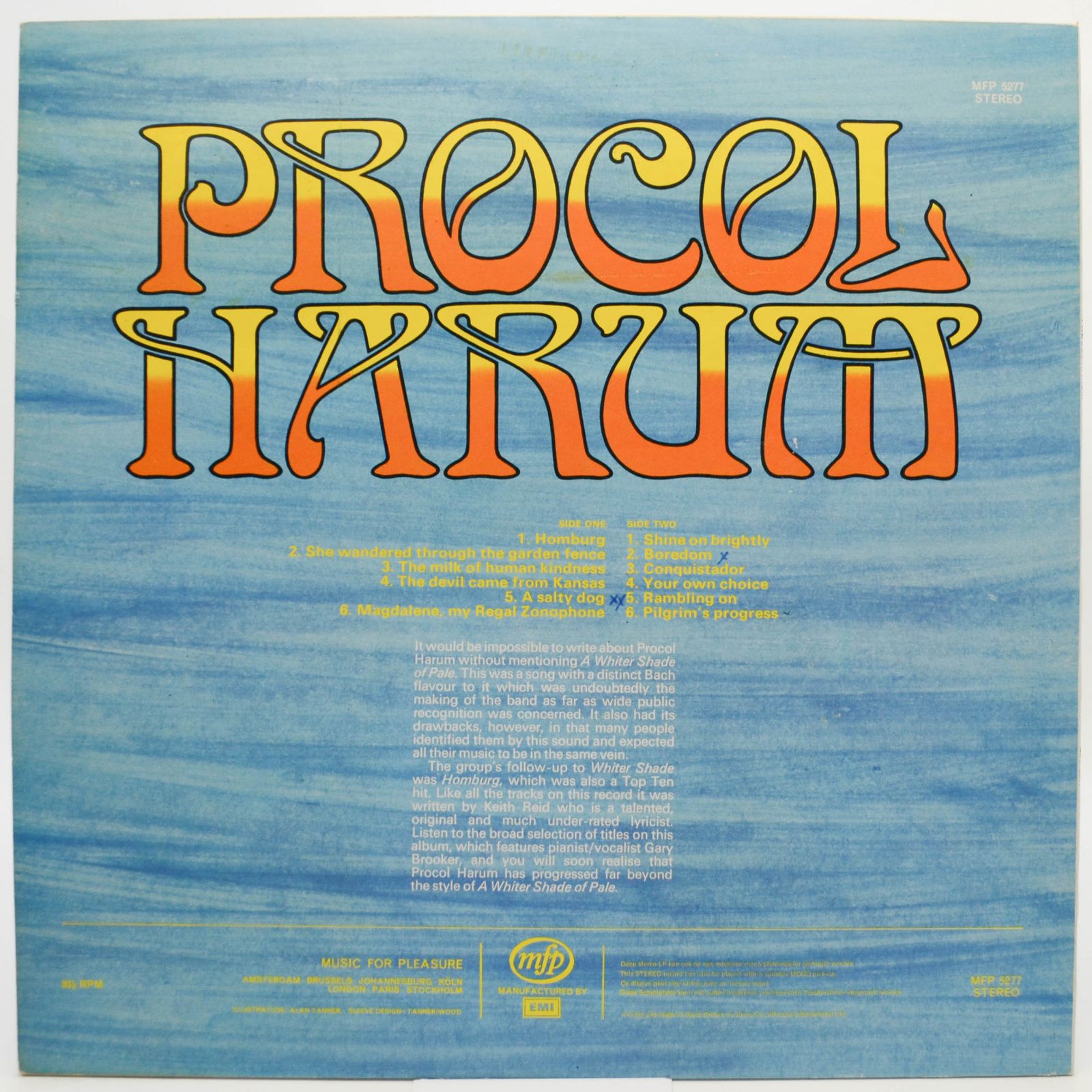 Procol Harum — A Salty Dog (UK), 1971