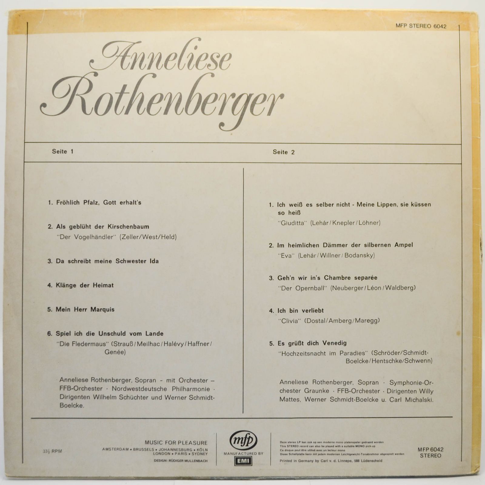 Annelies Rothenberger — Annelies Rothenberger, 19??