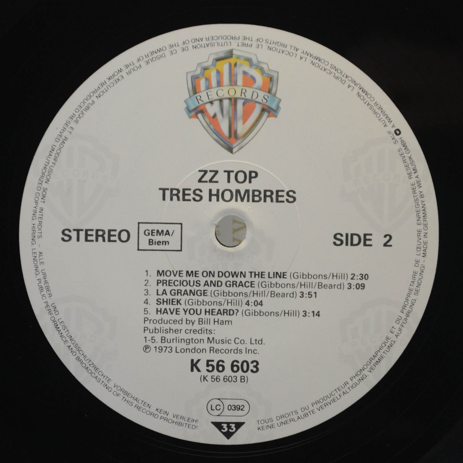 ZZ Top — Tres Hombres, 1983