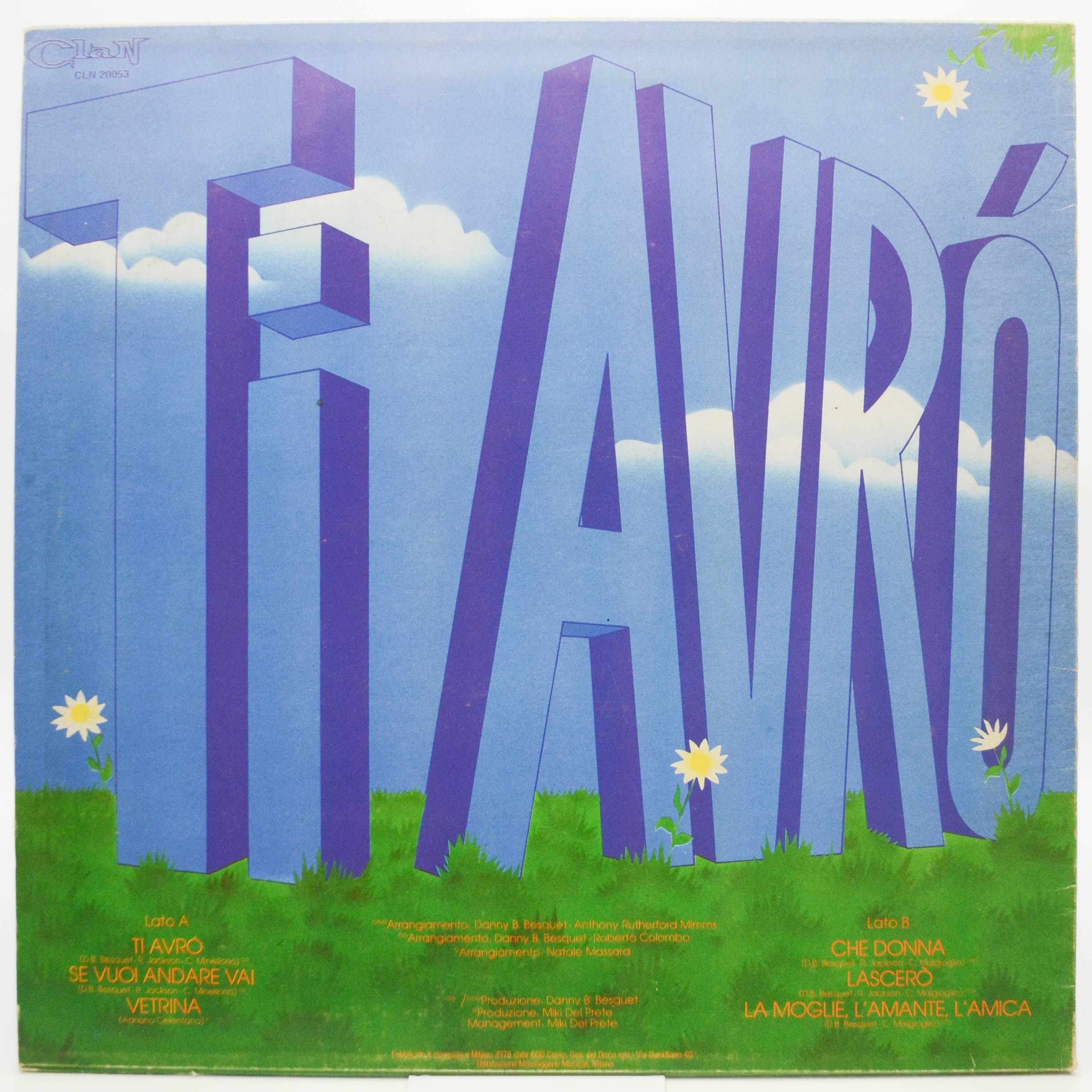 Adriano Celentano — Ti Avrò (1-st, Italy, Clan), 1978