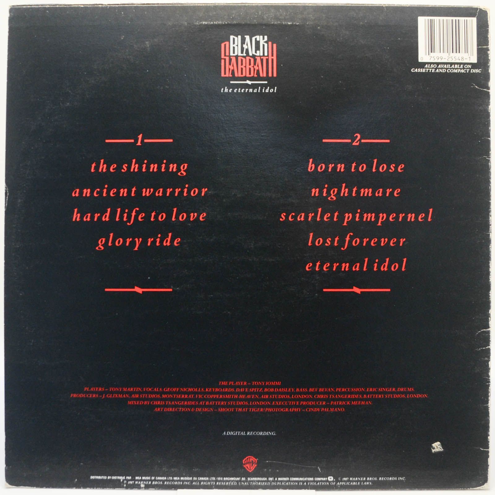 Black Sabbath — The Eternal Idol, 1987