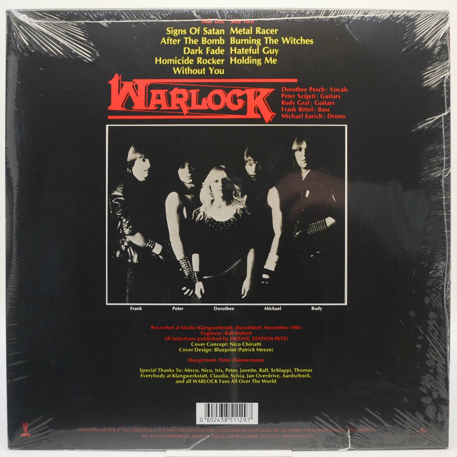 Warlock — Burning The Witches, 1984