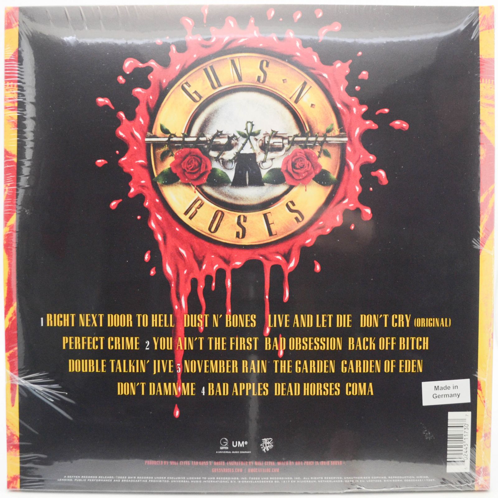 Guns N' Roses — Use Your Illusion I (2LP), 1991
