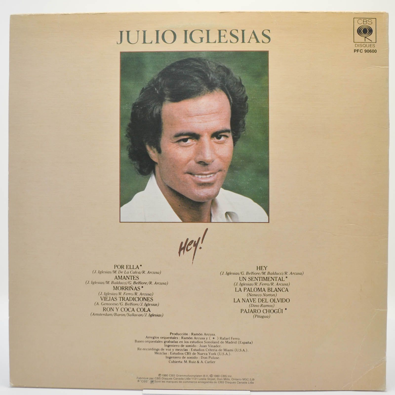 Julio Iglesias — Hey!, 1980