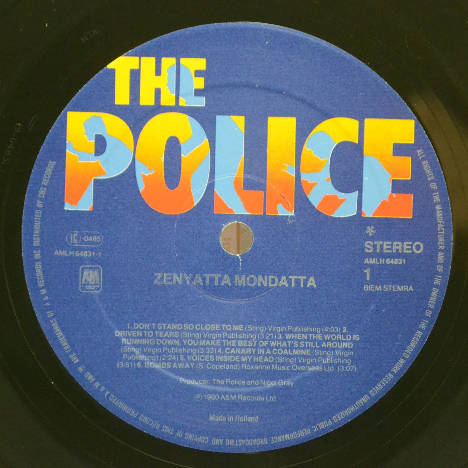Police — Zenyatta Mondatta, 1980