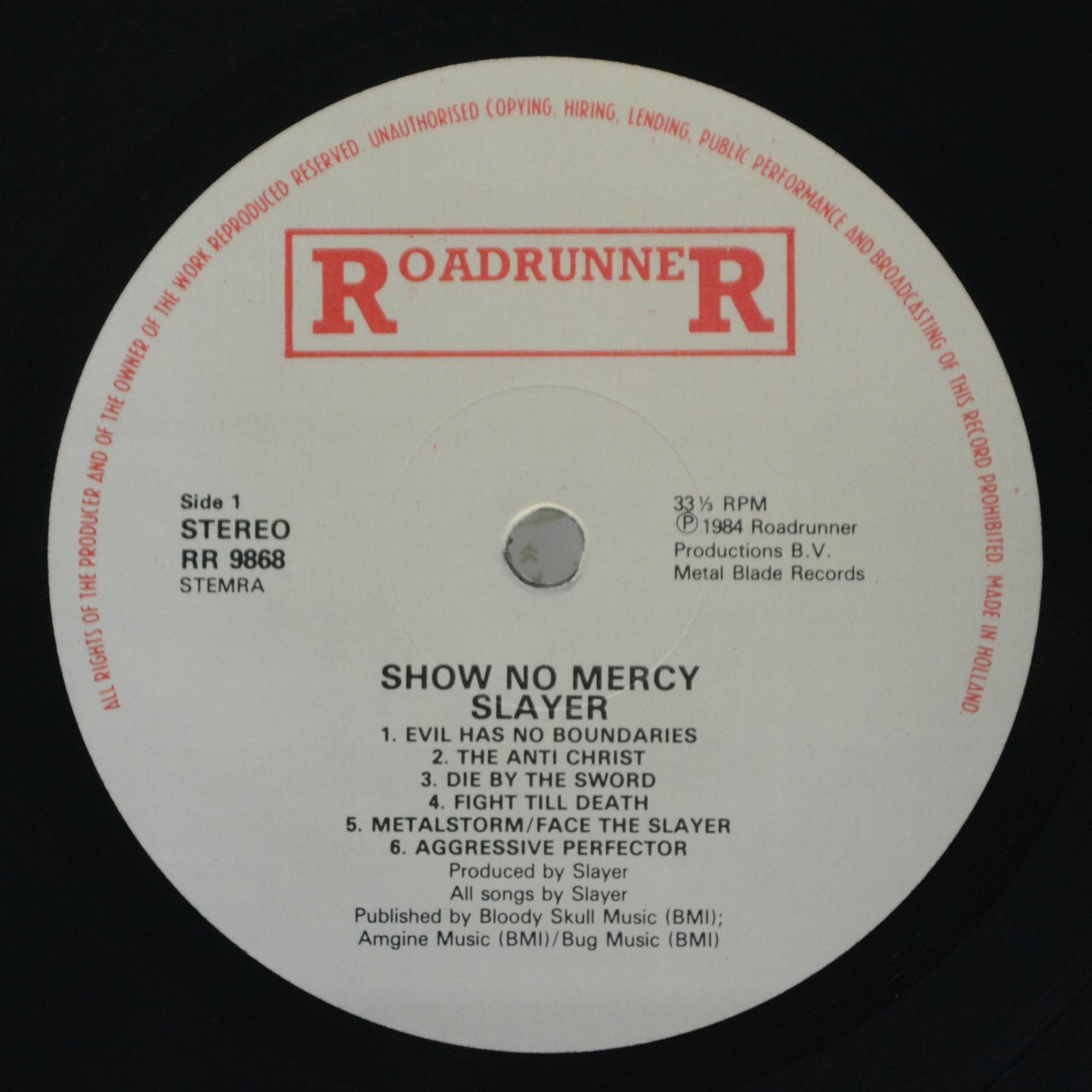 Slayer — Show No Mercy, 1984