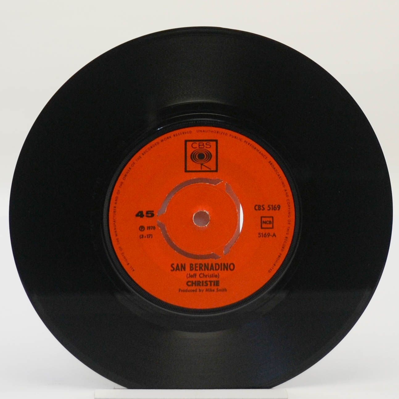 Christie — San Bernadino (single), 1970