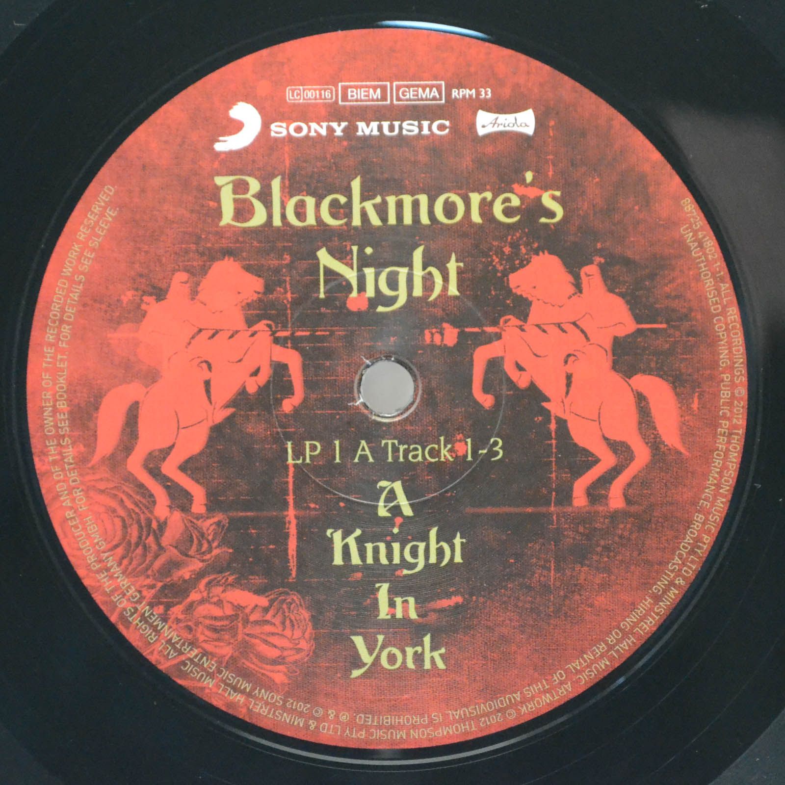 Blackmore's Night — A Knight In York (2LP+CD), 2012