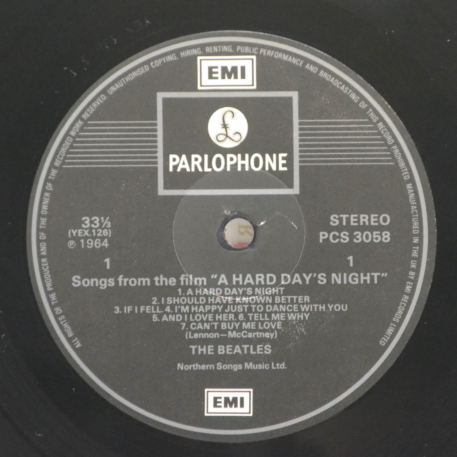 Beatles — A Hard Day's Night (UK), 1964
