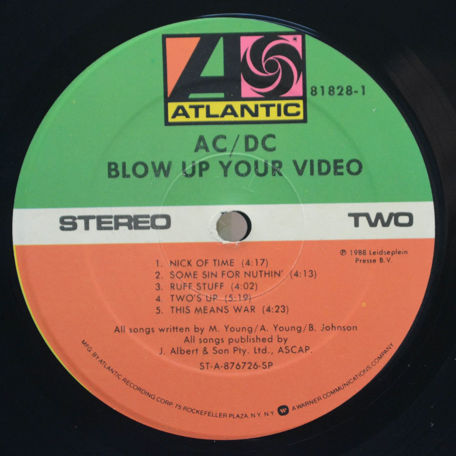 AC/DC — Blow Up Your Video, 1988