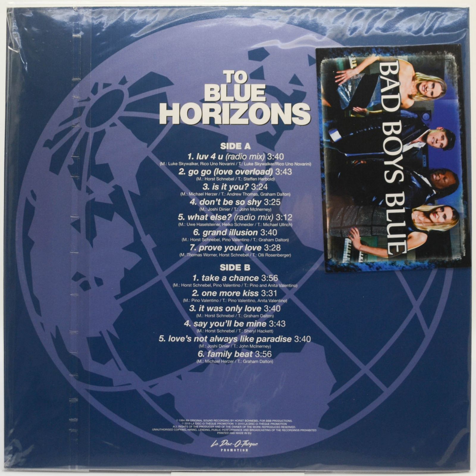Bad Boys Blue — To Blue Horizons, 1994