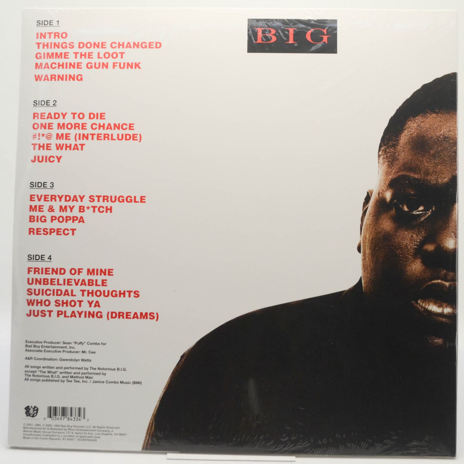 Notorious B.I.G. — Ready To Die (2LP), 1994
