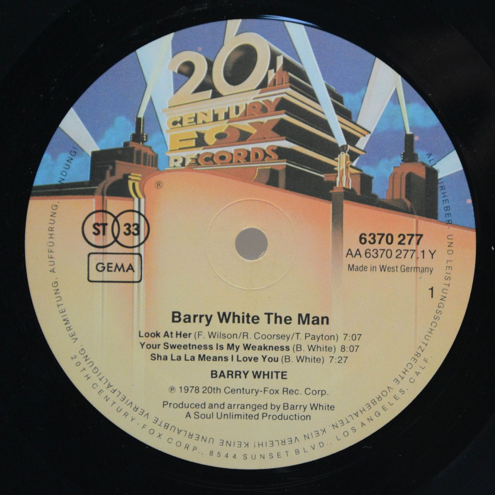 Barry White — Barry White The Man, 1978