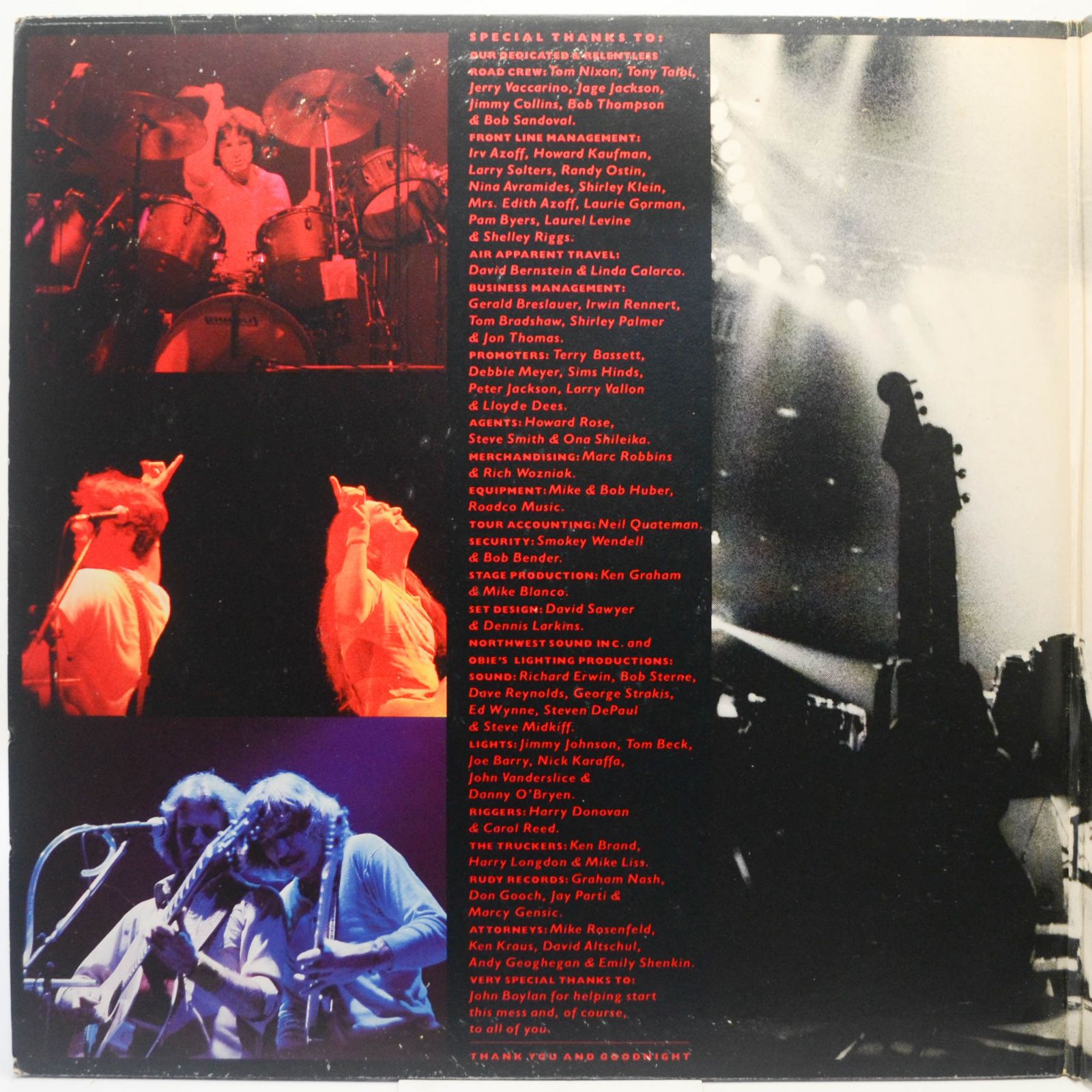 Eagles — Eagles Live (2LP, USA, poster), 1980