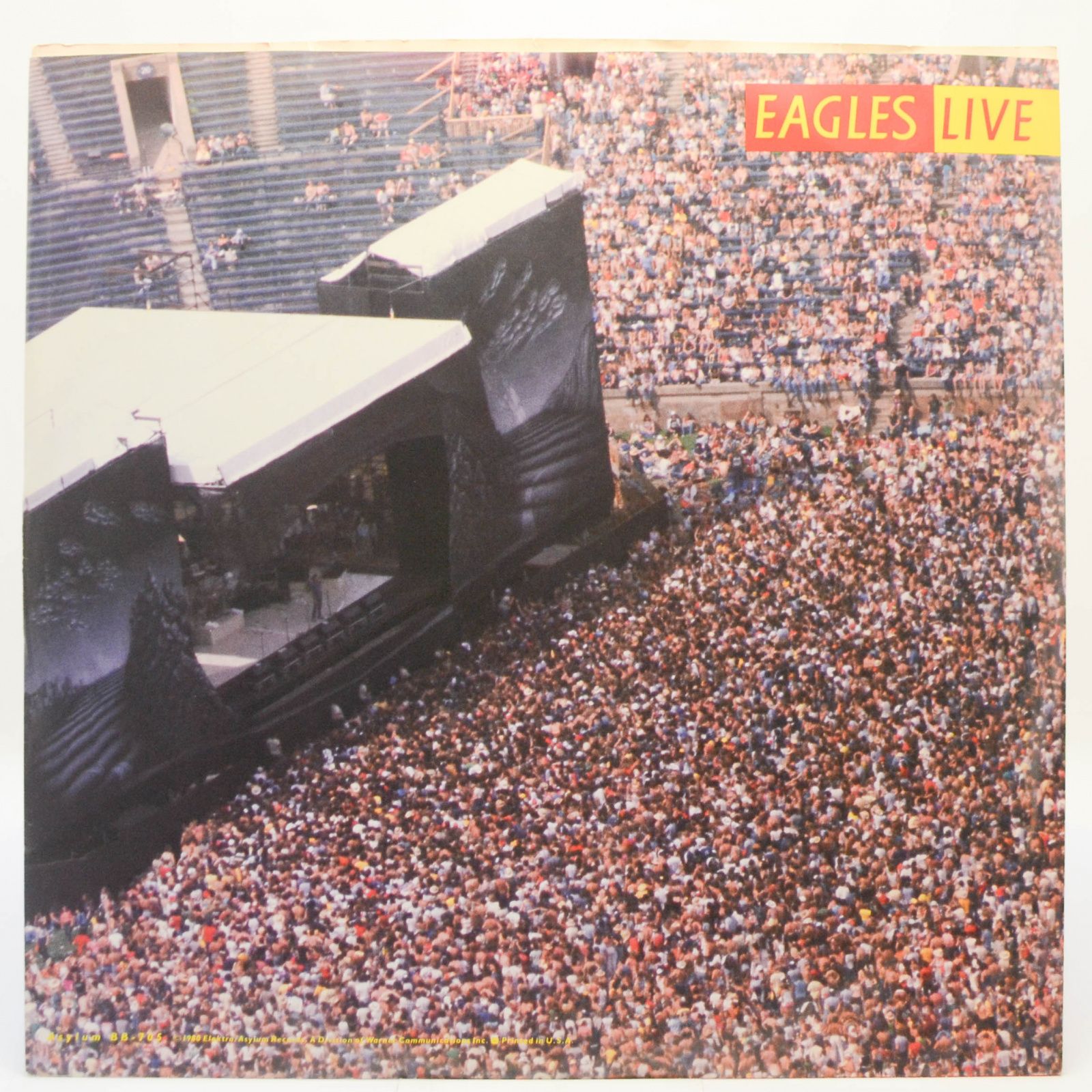 Eagles — Eagles Live (2LP, USA, poster), 1980
