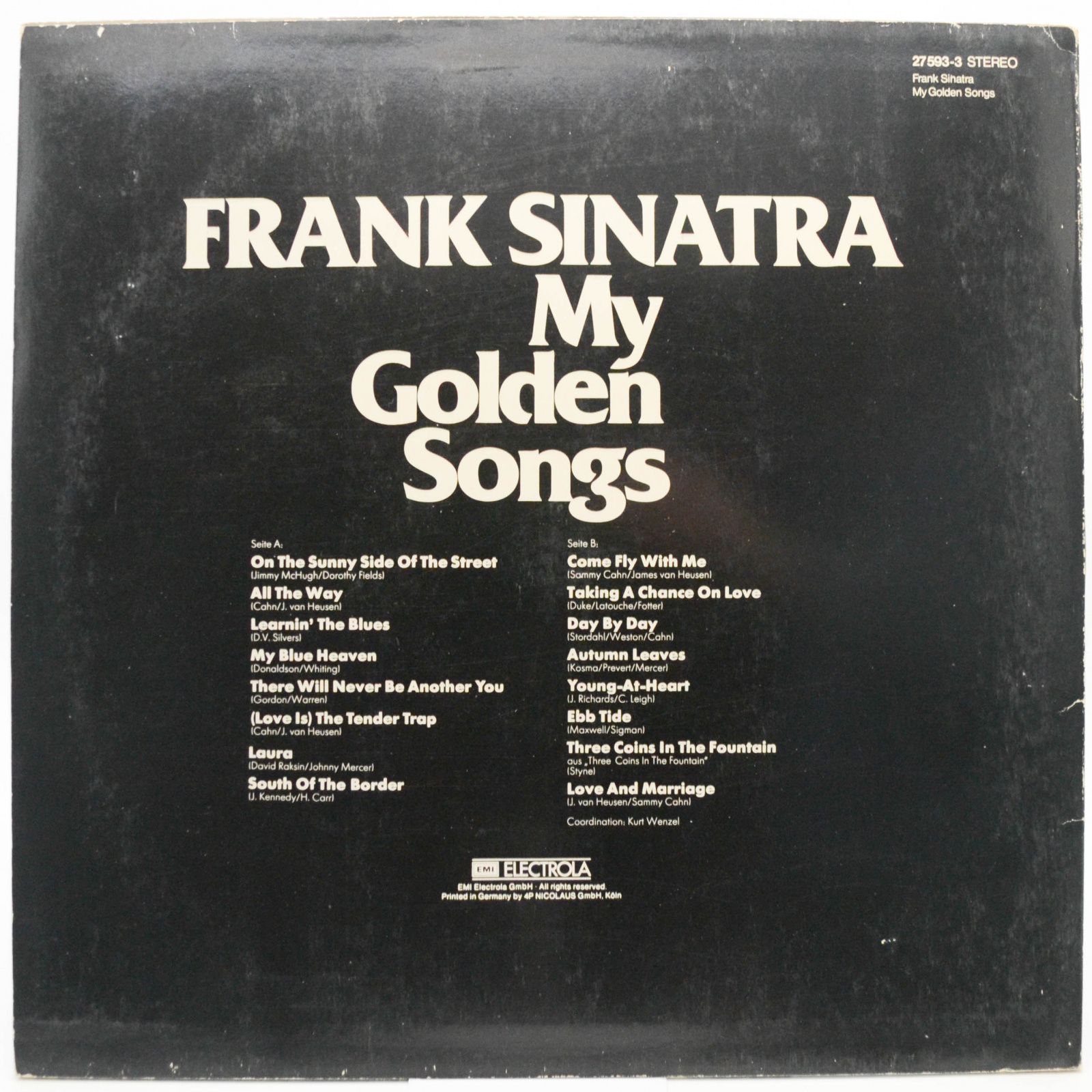 Frank Sinatra — My Golden Songs, 1977