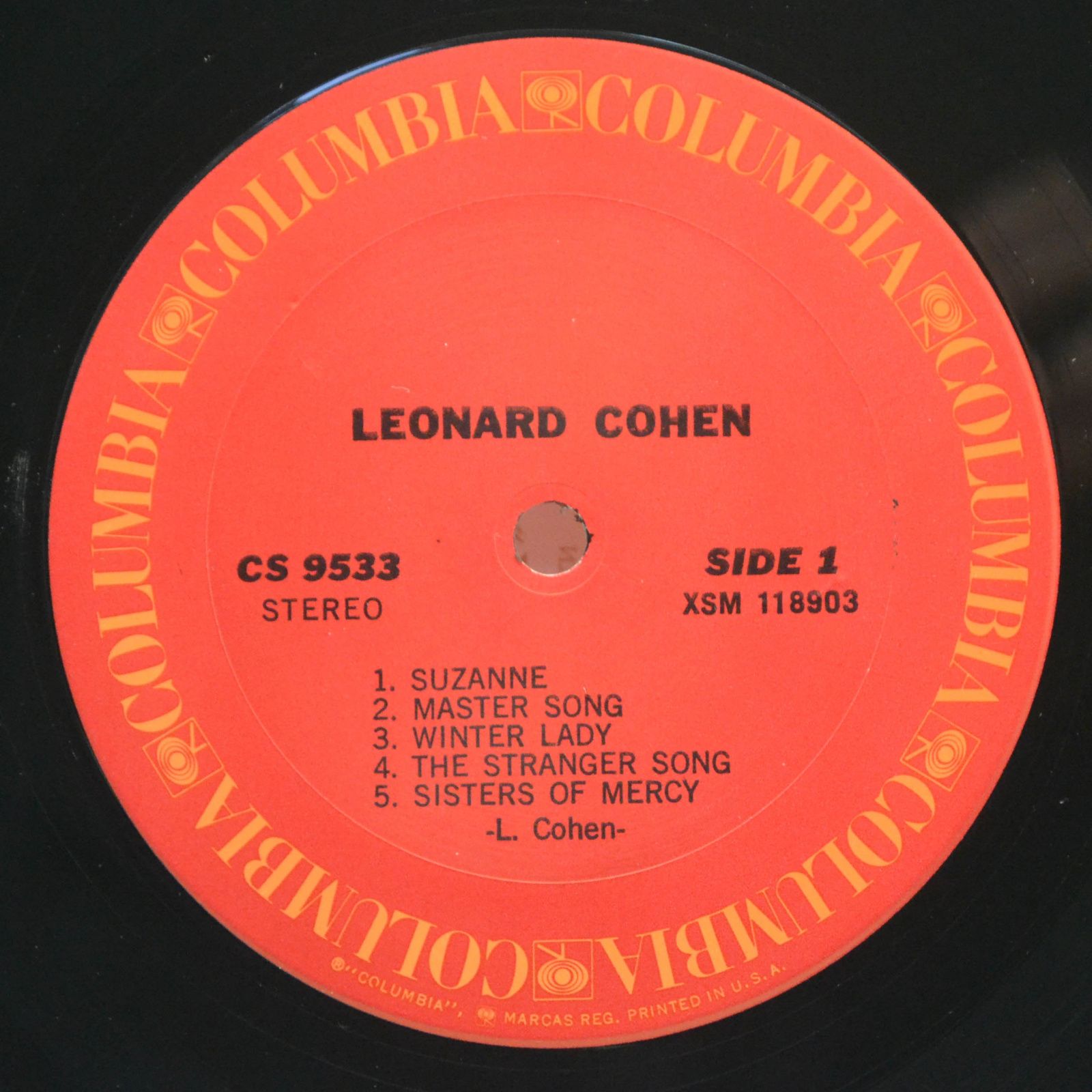 Leonard Cohen — Songs Of Leonard Cohen (USA), 1968
